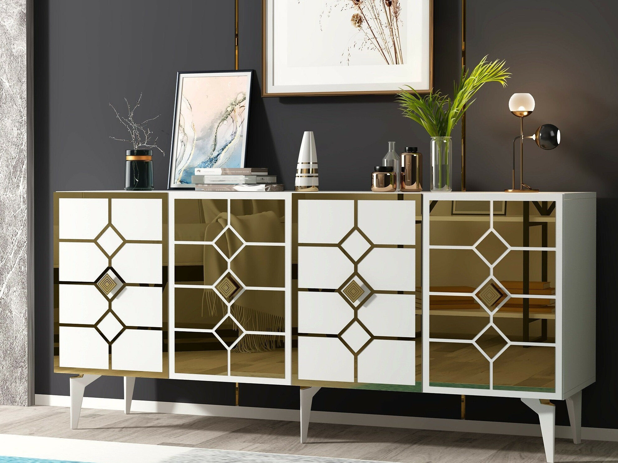 Kapp Kailua 2403 (Valge + Kuldne)