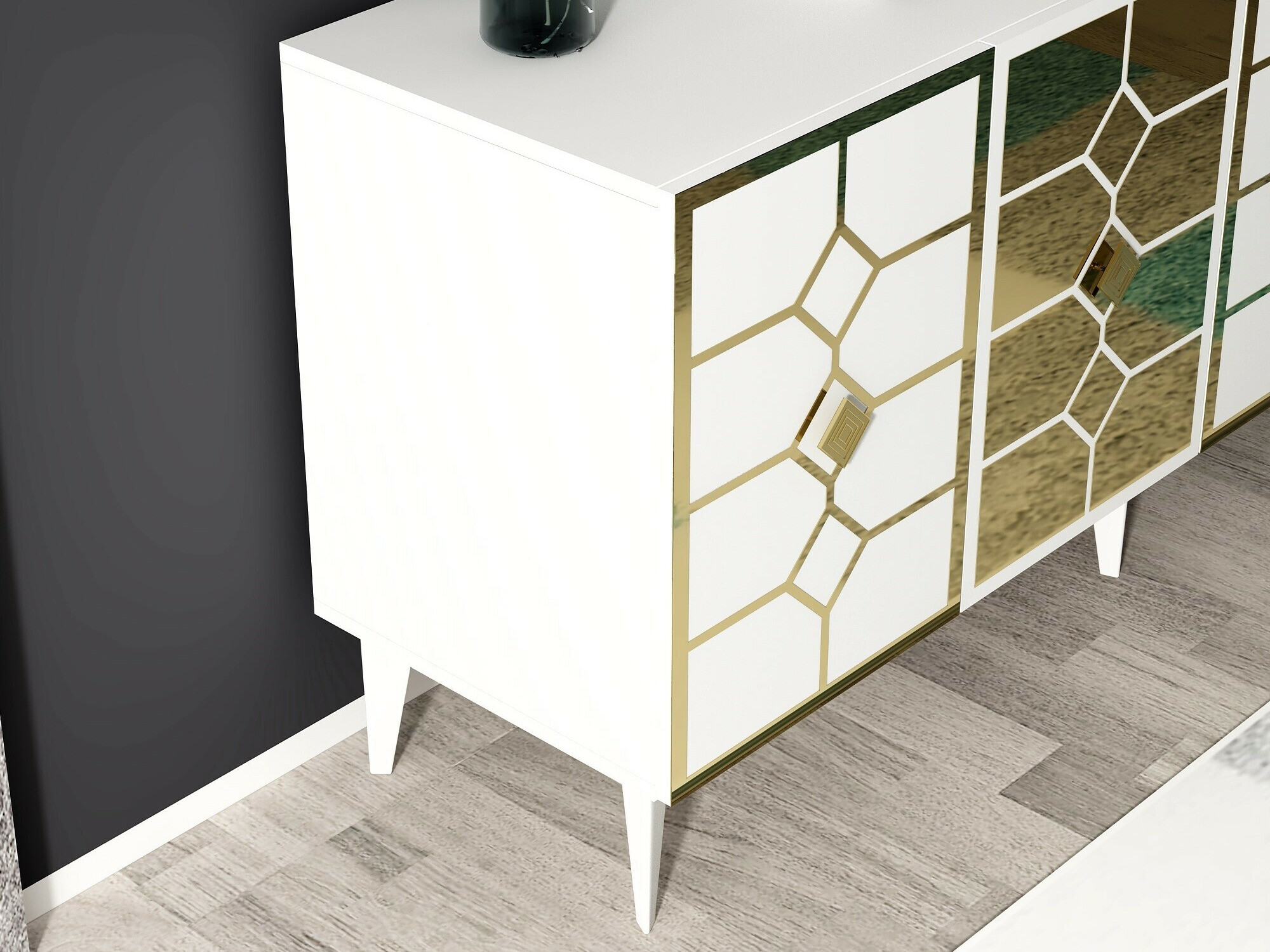 Kapp Kailua 2403 (Valge + Kuldne)