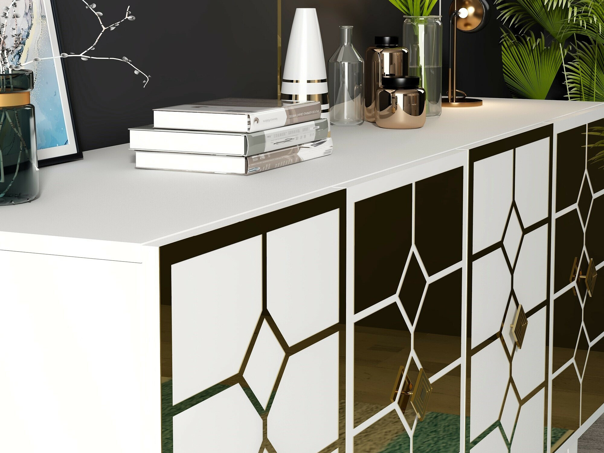 Kapp Kailua 2403 (Valge + Kuldne)