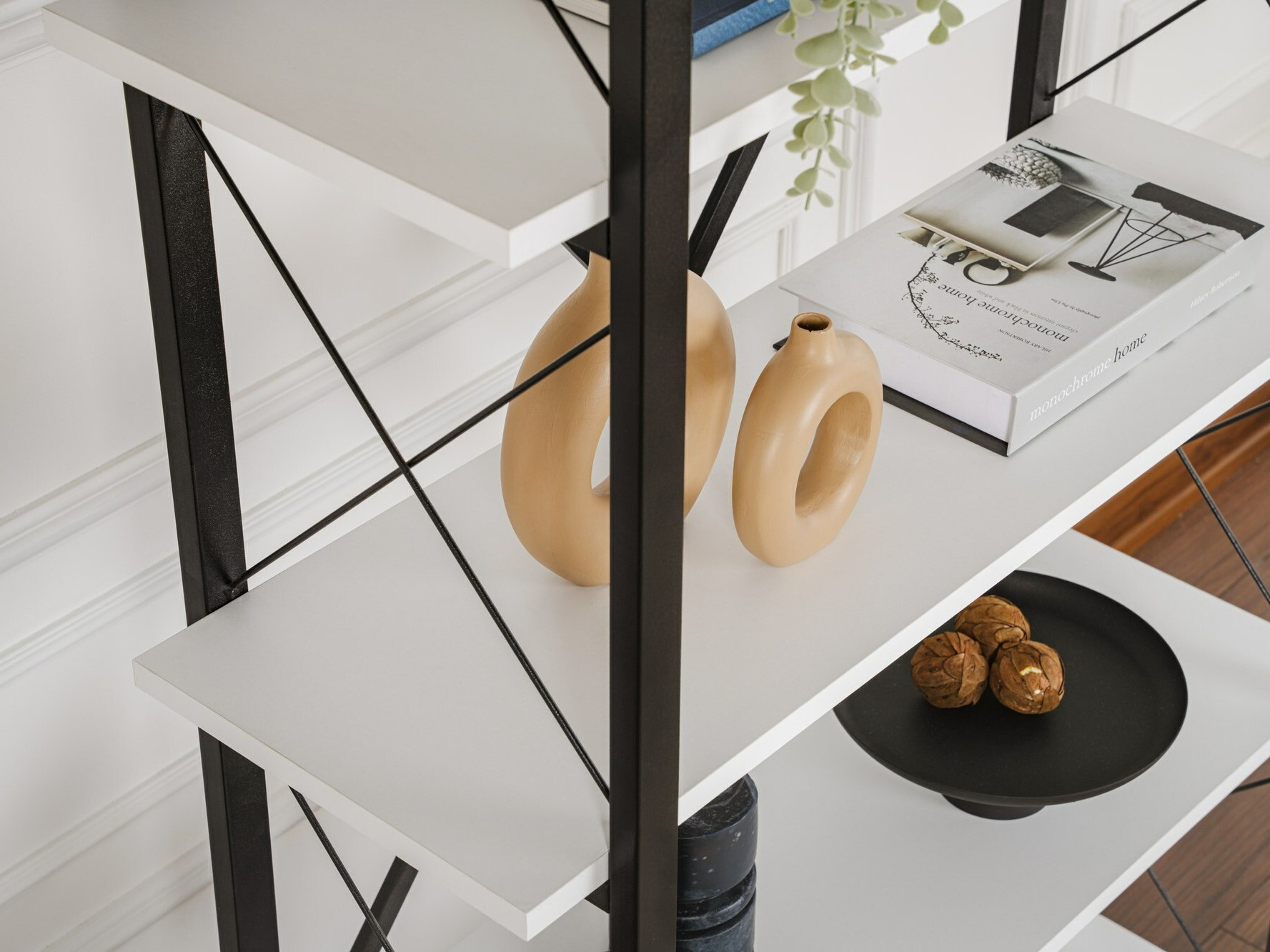 Riiul Novato 115 (Valge + Must)