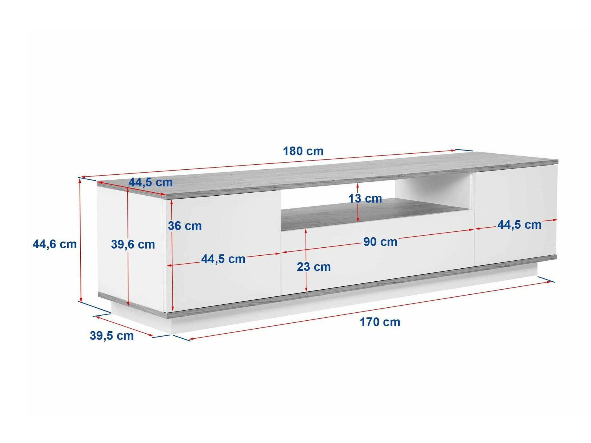 TV-alus Kailua 2405 (Valge)