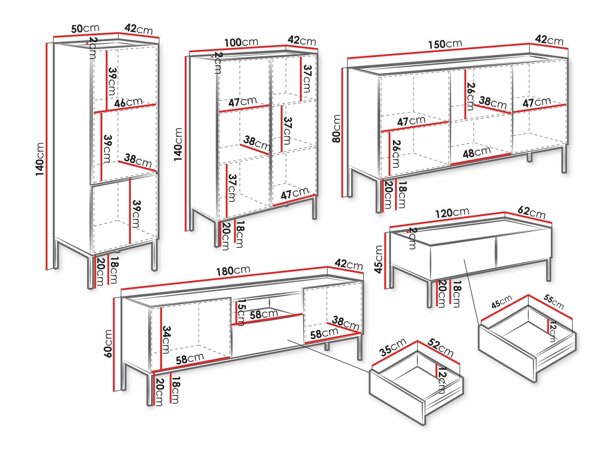 Elutoa komplekt Lunole 110 (Kašmiir)