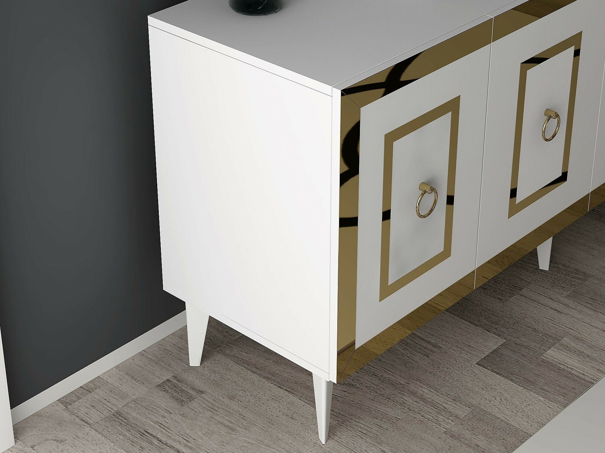 Kapp Kailua 2408 (Valge + Kuldne)