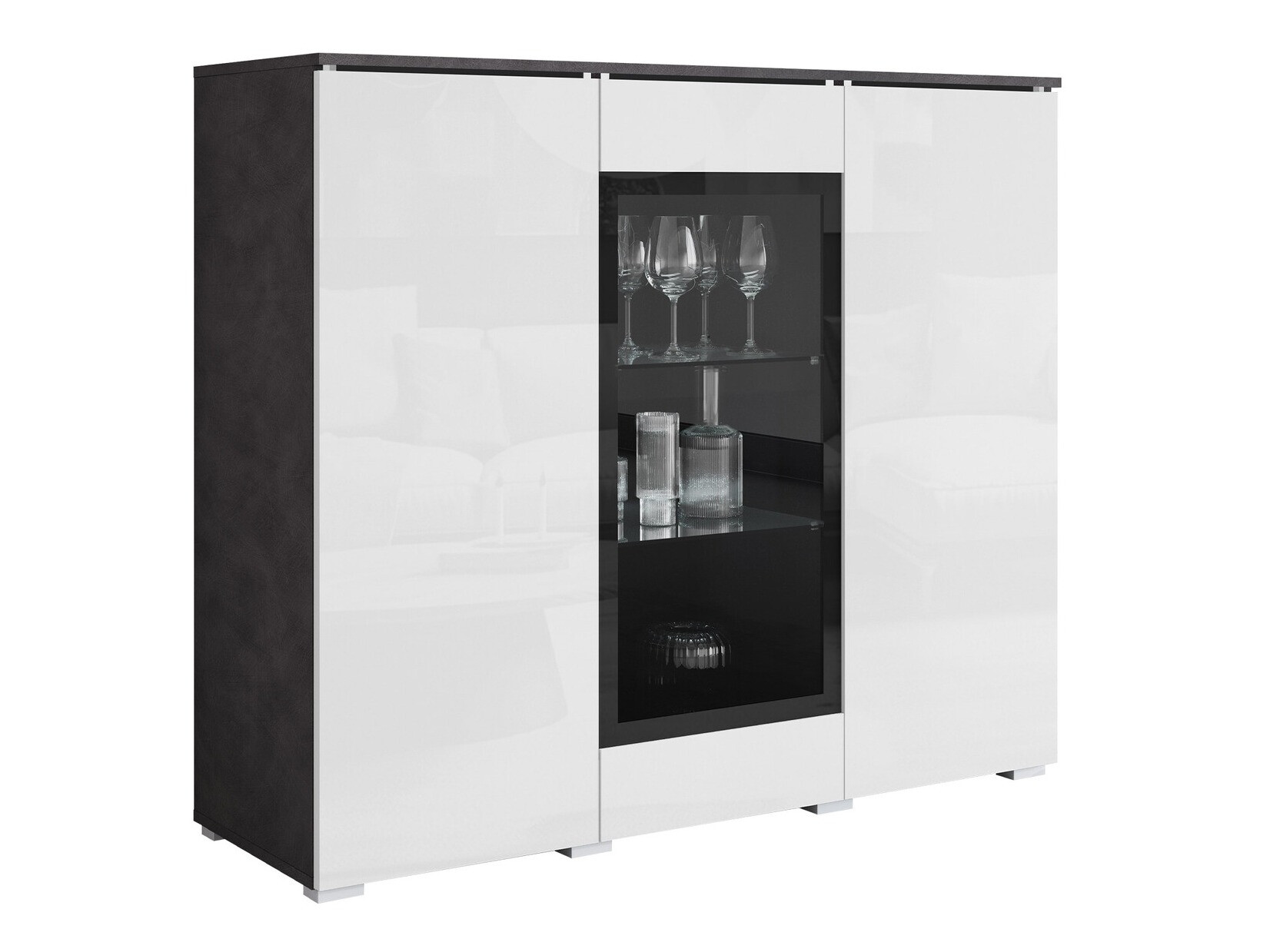 Kapp Sarasota 186 (Matera hall + Läikiv valge)