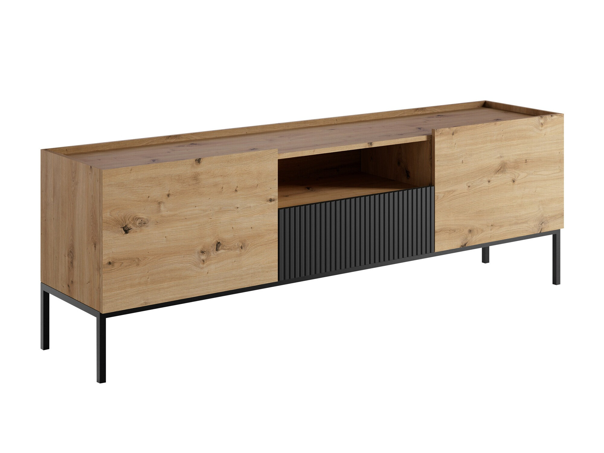 TV-alus Lunole 109 (Artisan tamm + Must)