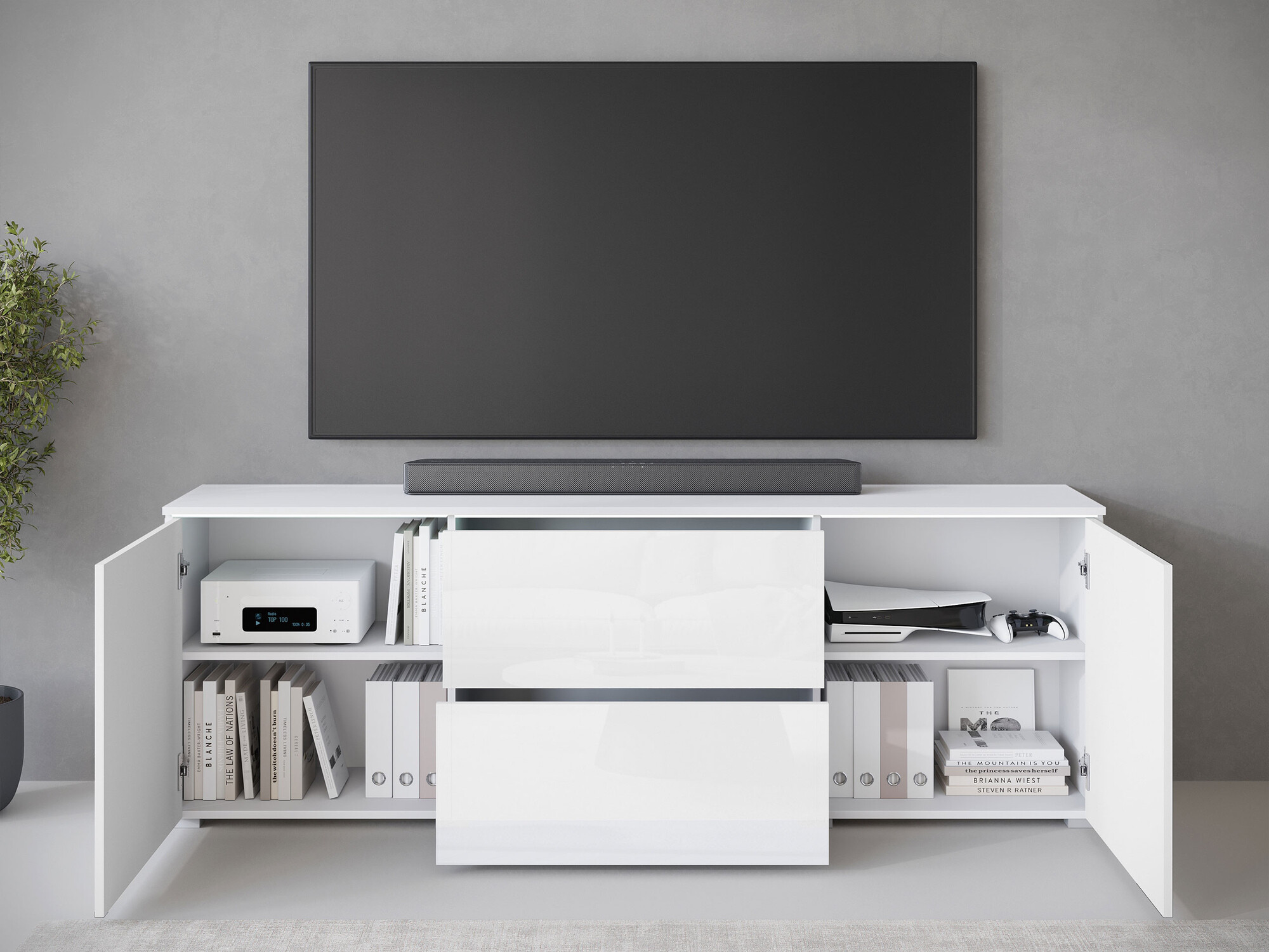 TV-alus Mirfivo 104 (Grafiit)