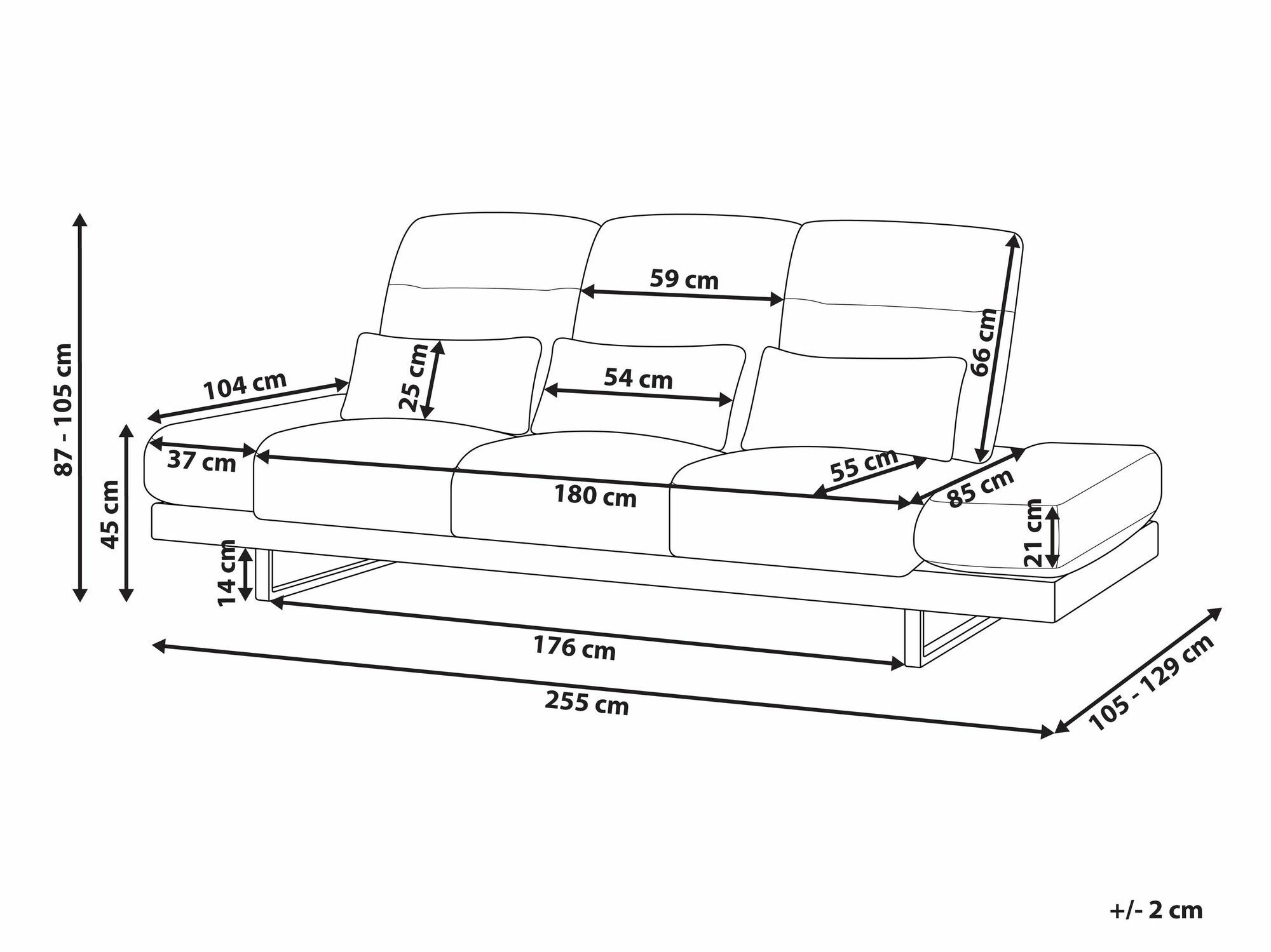 Diivan Berwyn 2551 (Beež)