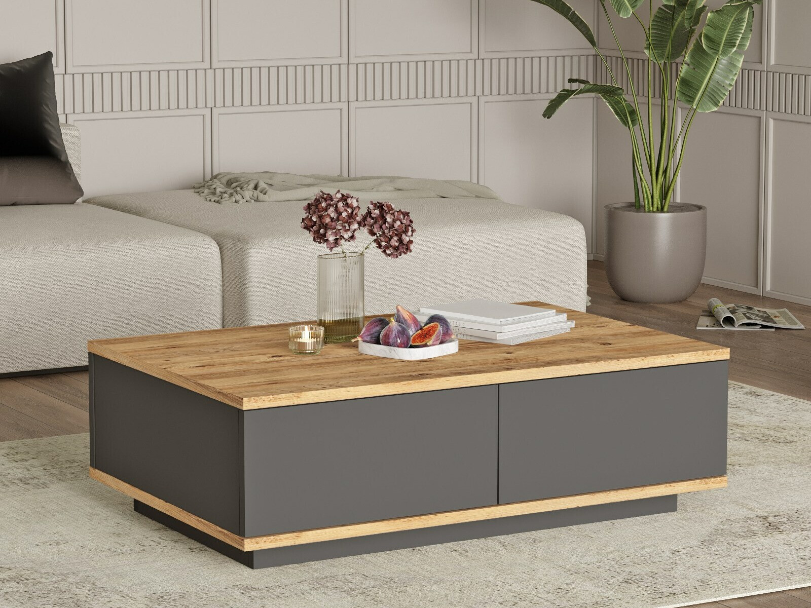 Diivanilaud Kailua 2426 (Antratsiit + Mänd)