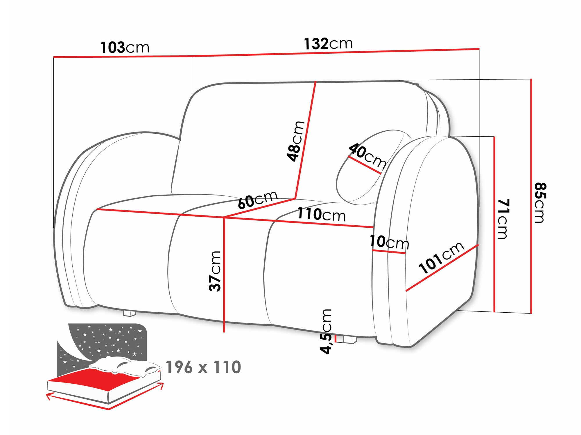 Diivanvoodi Citral II (Velo 621)
