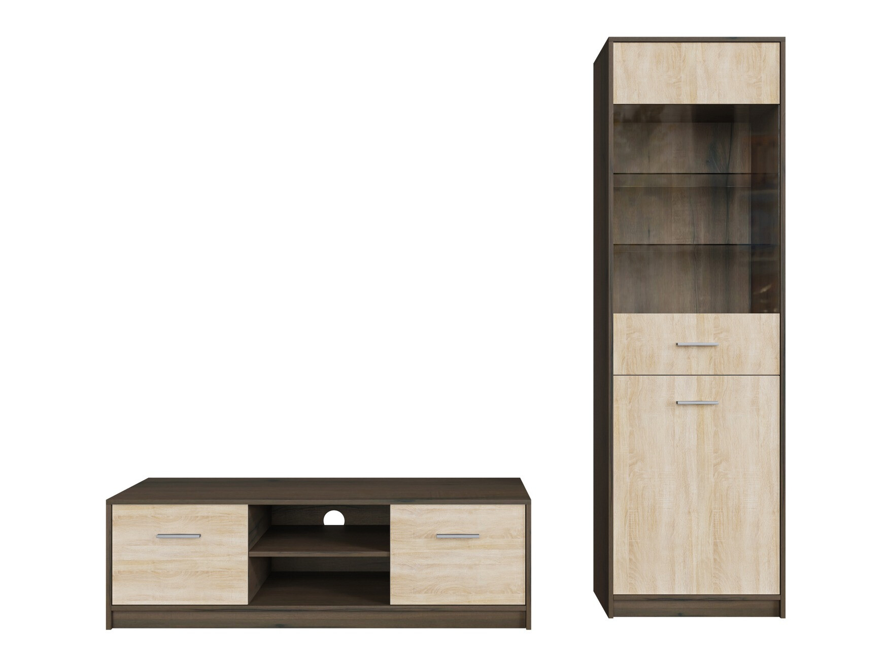 Elutoa komplekt Novsore 161 (Tume tamm + Sonoma tamm)