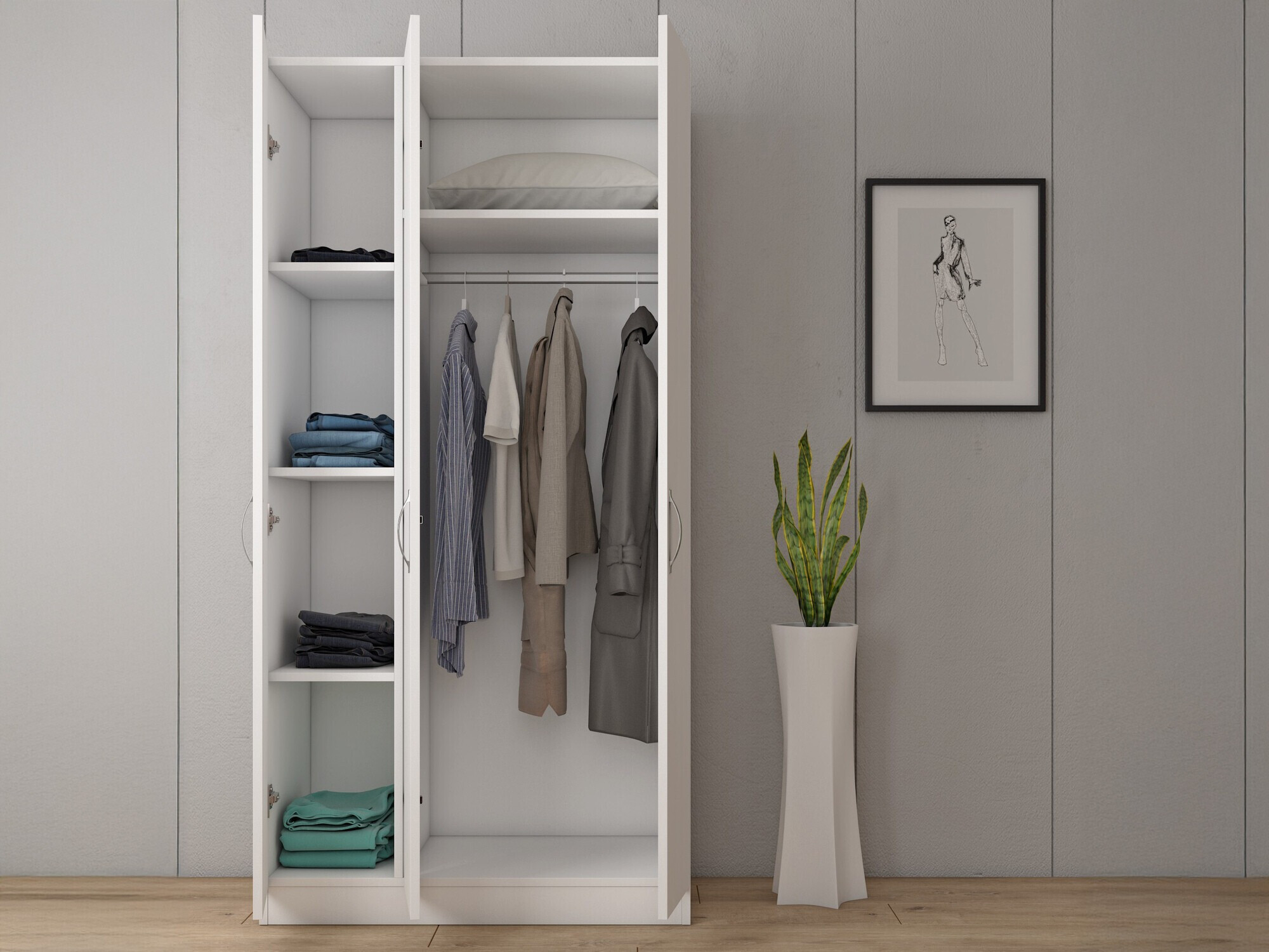 Riidekapp Kailua 2410