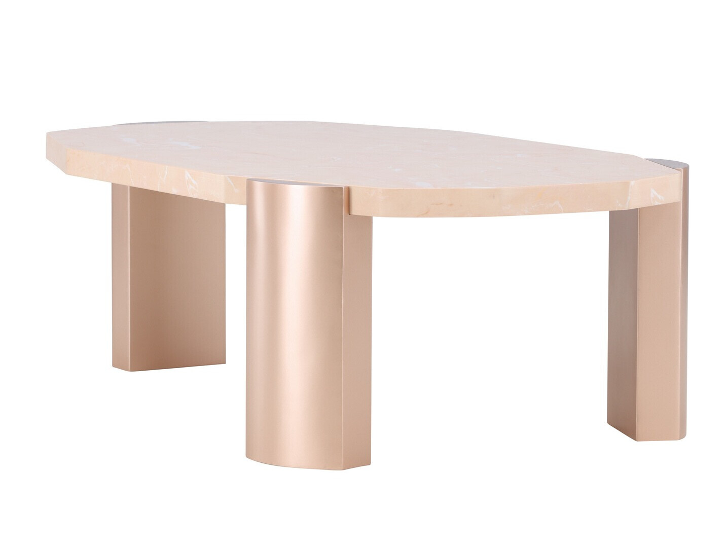 Diivanilaud Dallas 4792 (Beež + Pruun marmor)