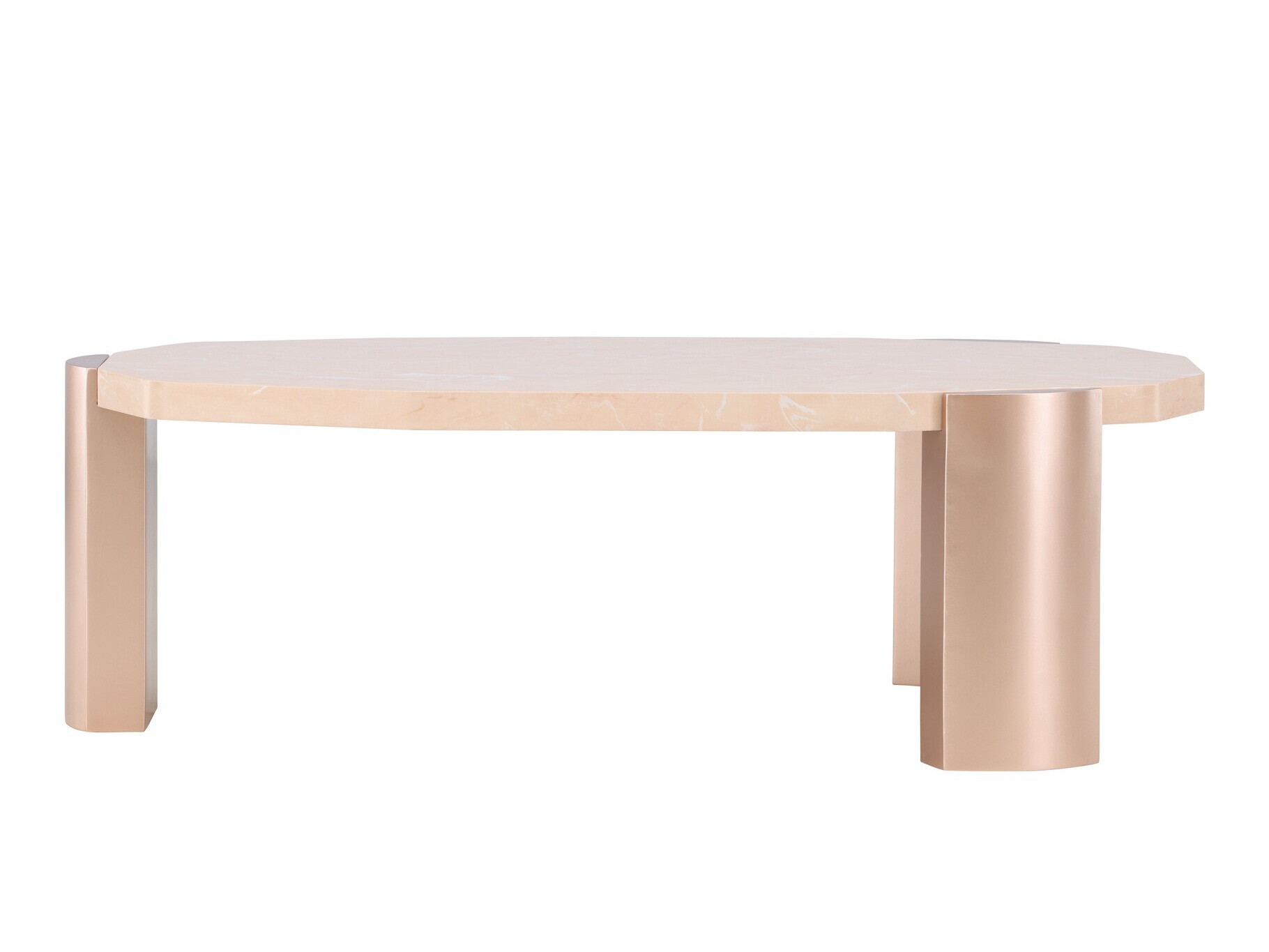 Diivanilaud Dallas 4792 (Beež + Pruun marmor)