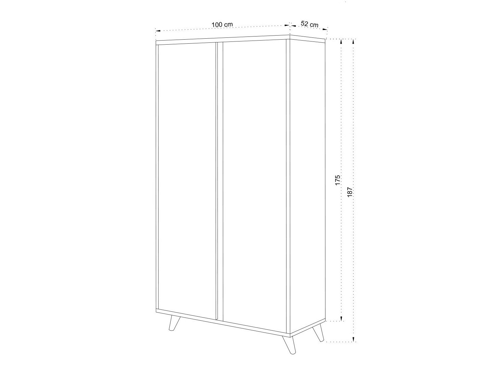 Riidekapp Kailua 2450