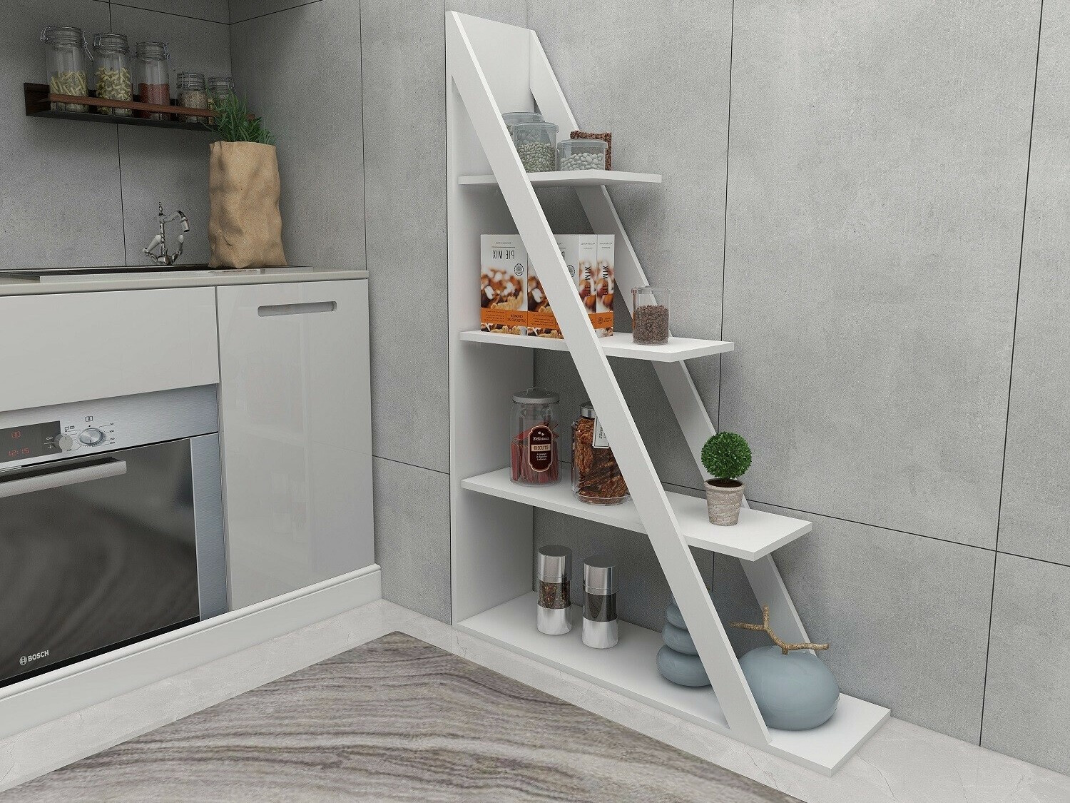 Riiul Kailua 2455 (Valge)