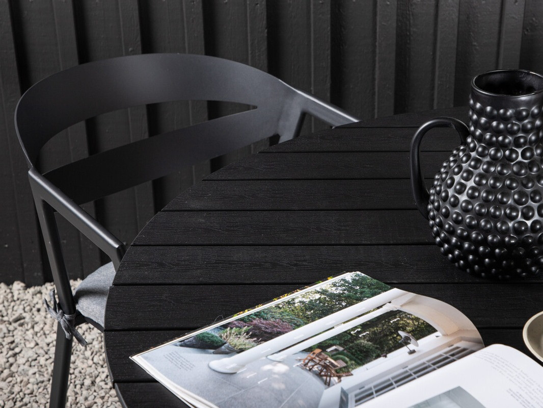 Laua ja toolide komplekt Dallas 4791 (Must)