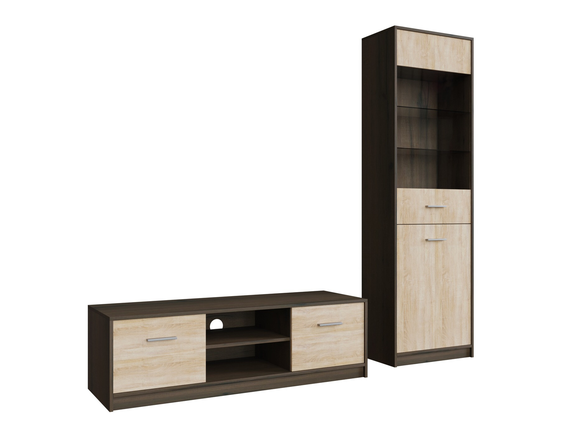 Elutoa komplekt Novsore 161 (Tume tamm + Sonoma tamm)