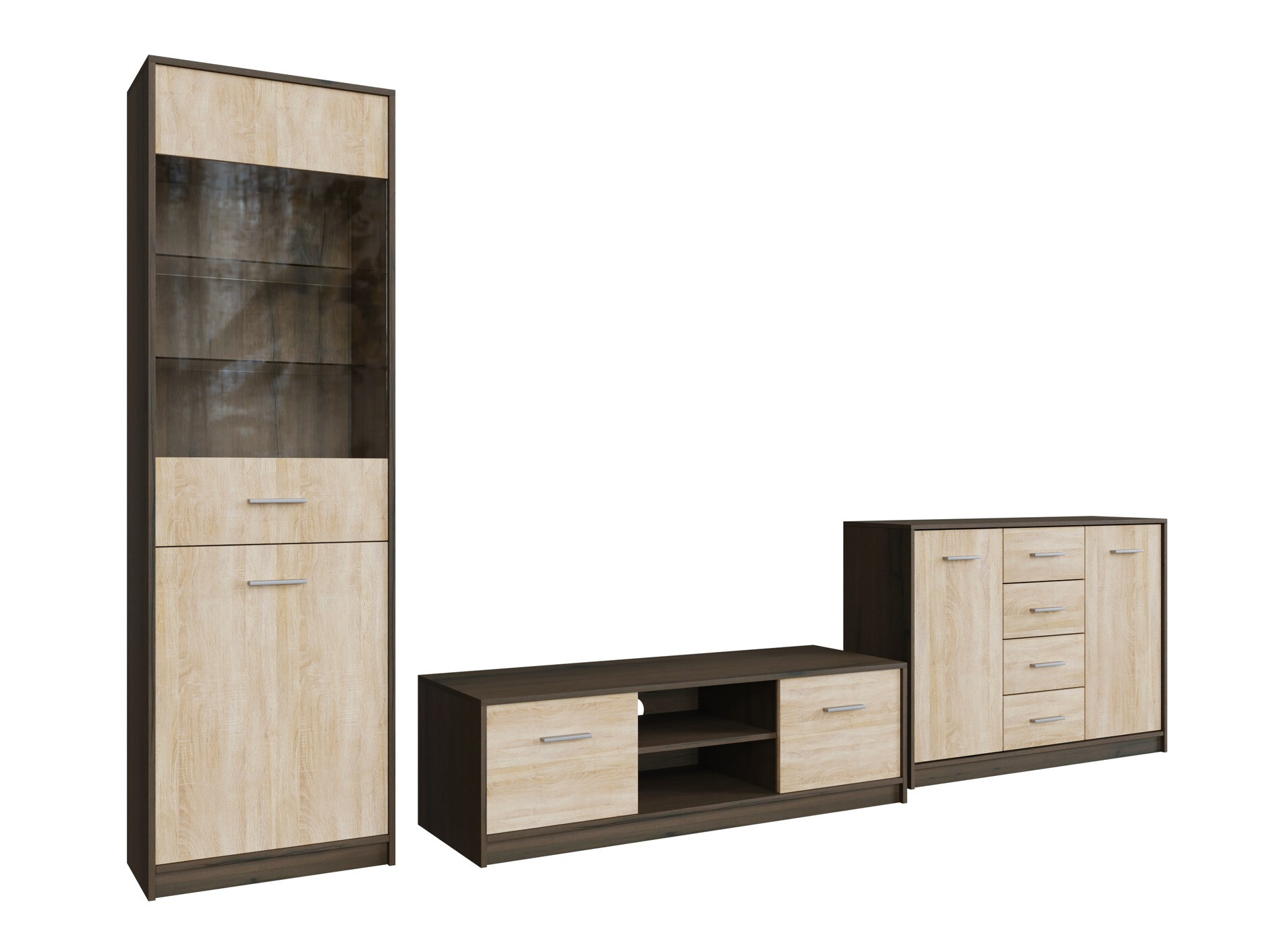 Elutoa komplekt Novsore 162 (Tume tamm + Sonoma tamm)