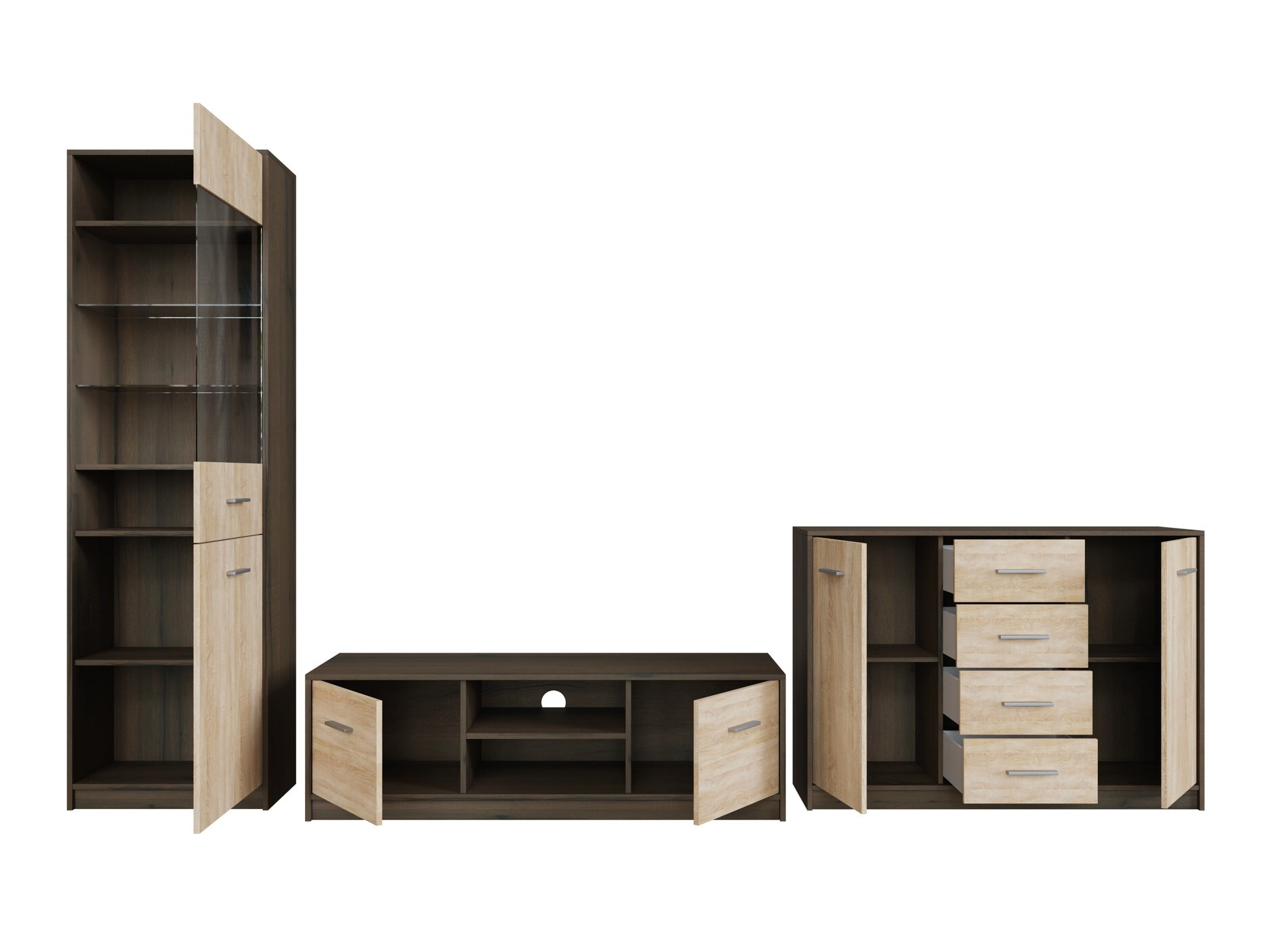 Elutoa komplekt Novsore 162 (Tume tamm + Sonoma tamm)