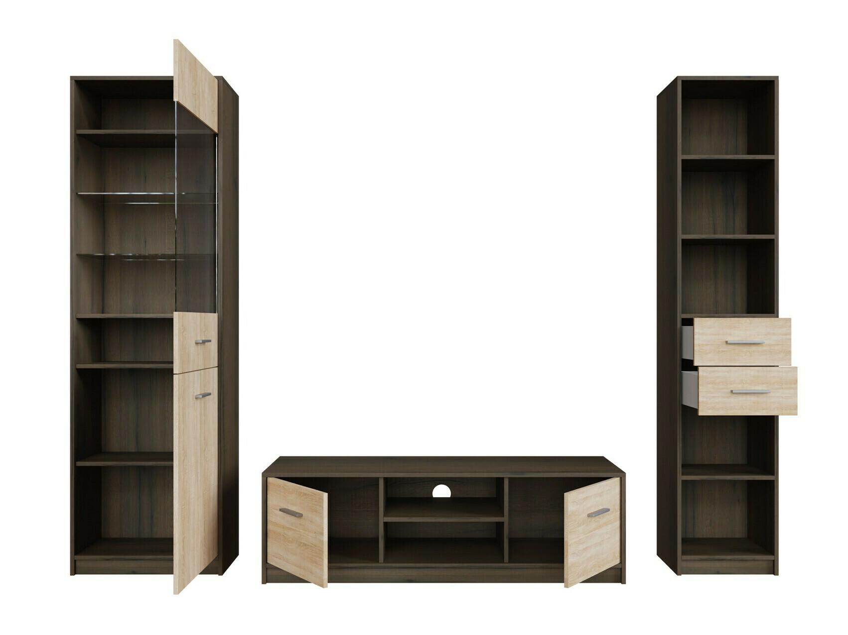 Elutoa komplekt Novsore 163 (Tume tamm + Sonoma tamm)