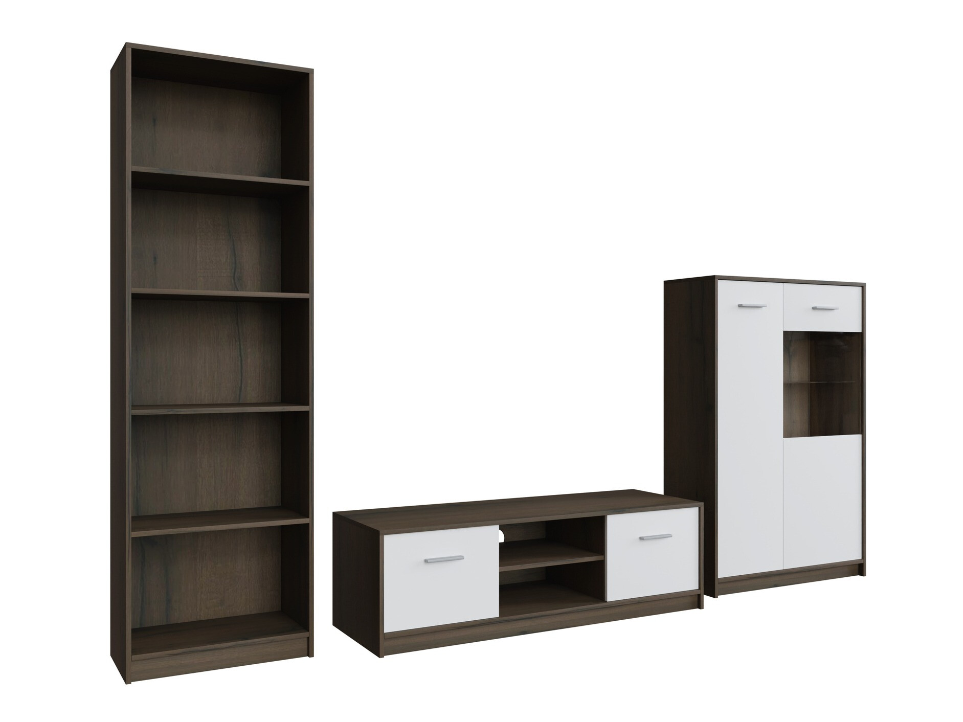 Elutoa komplekt Novsore 164 (Tume tamm + Valge)