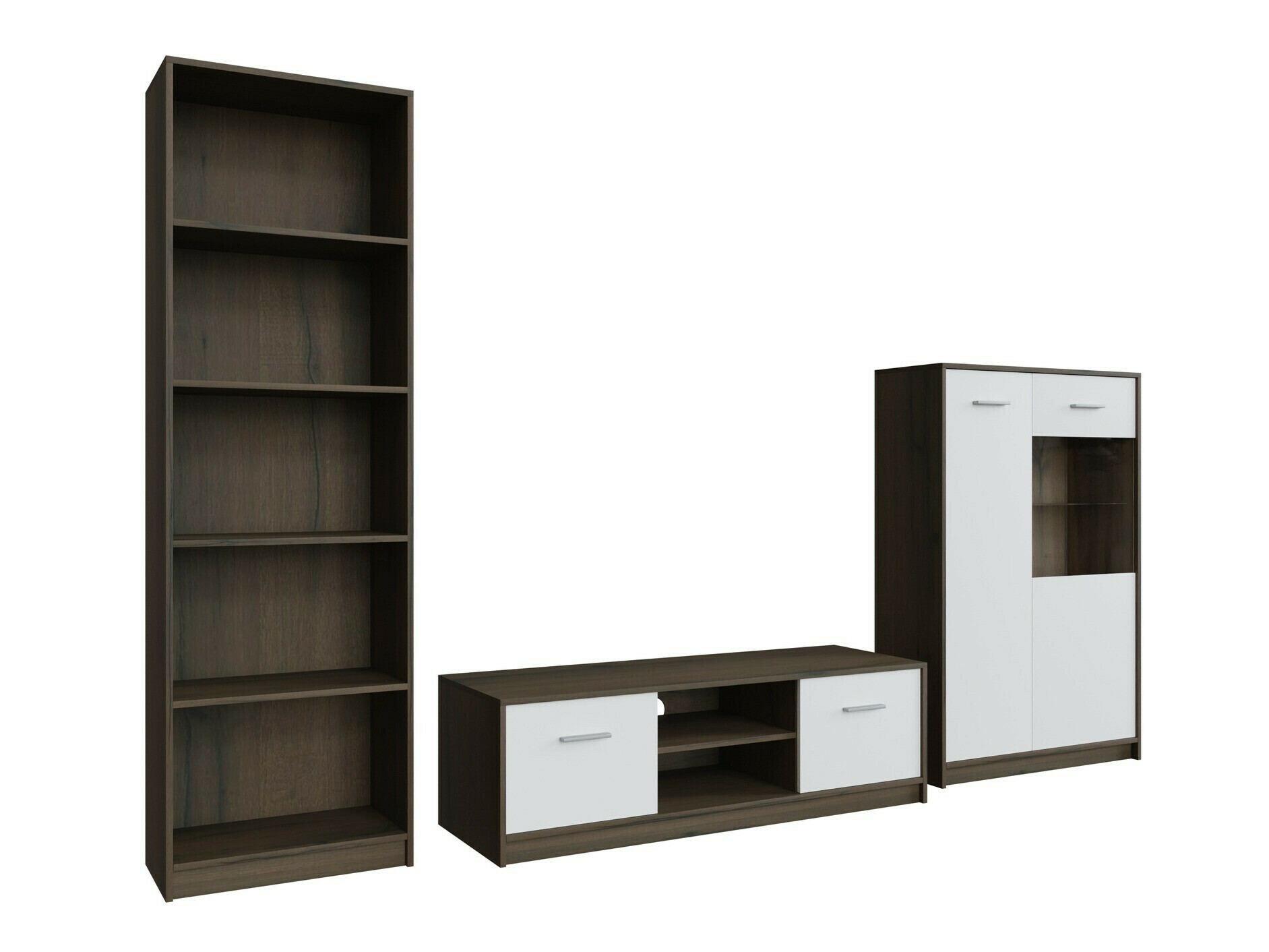 Elutoa komplekt Novsore 164 (Tume tamm + Valge)