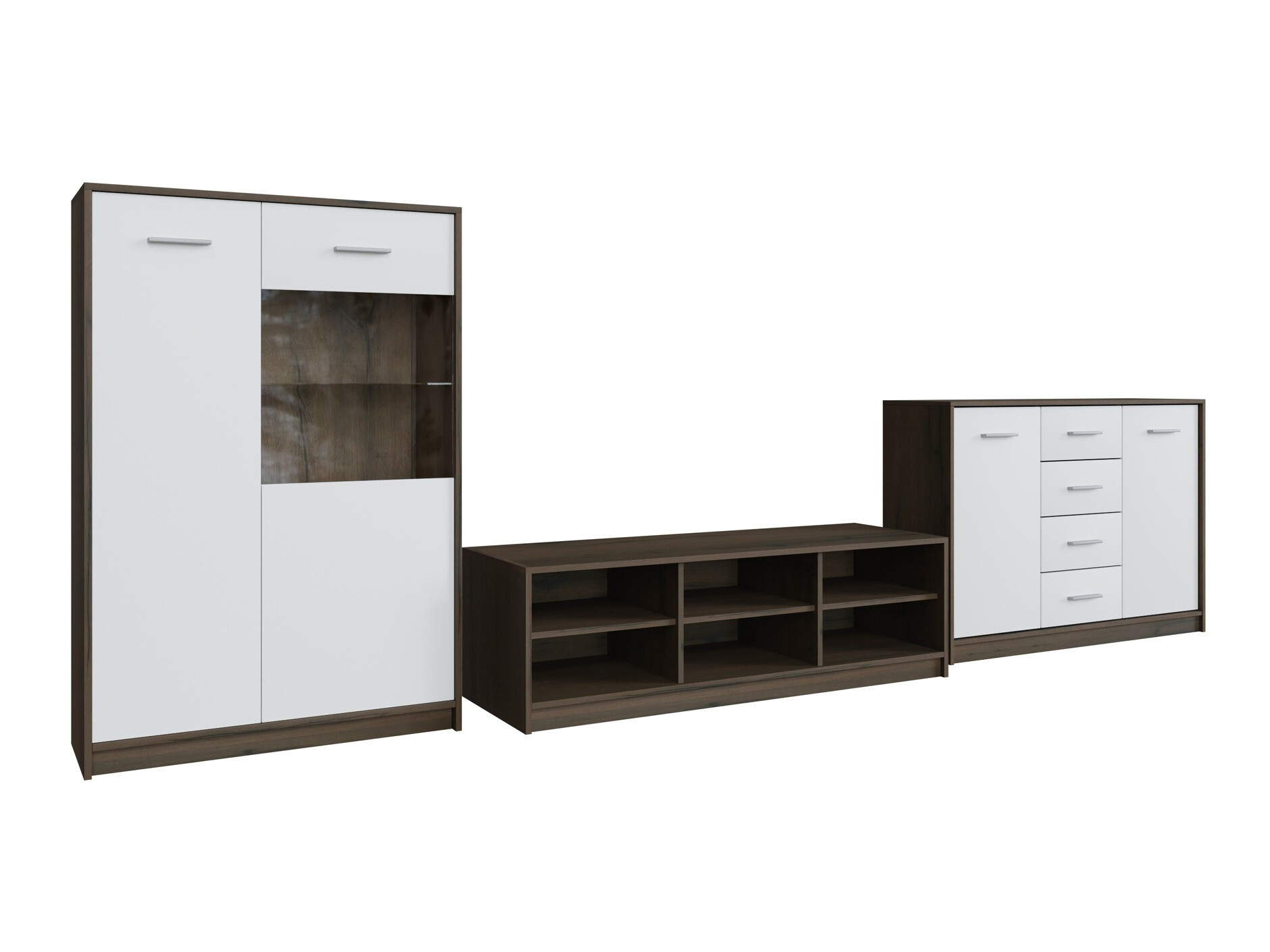 Elutoa komplekt Novsore 165 (Tume tamm + Valge)