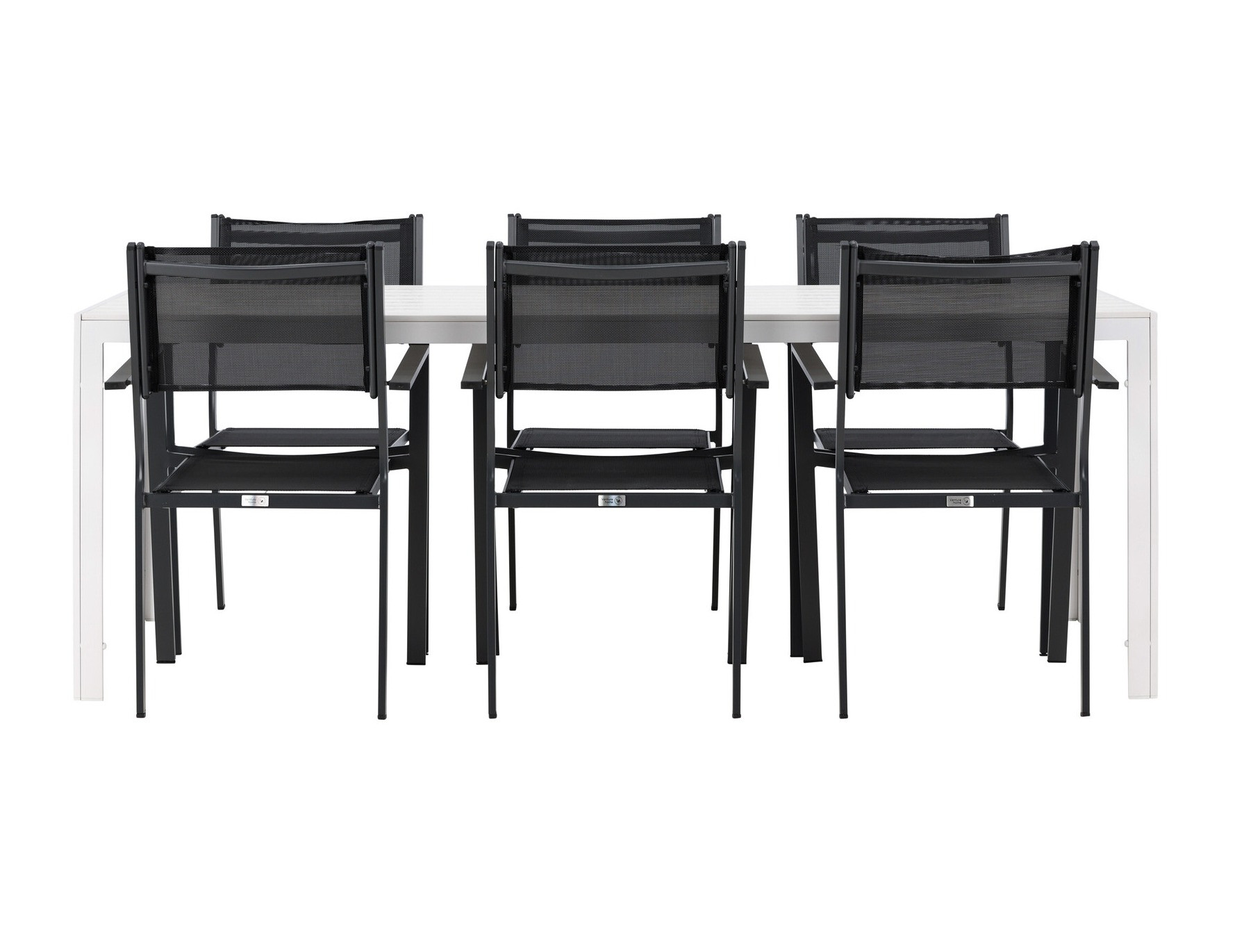 Laua ja toolide komplekt Dallas 4806 (Valge)