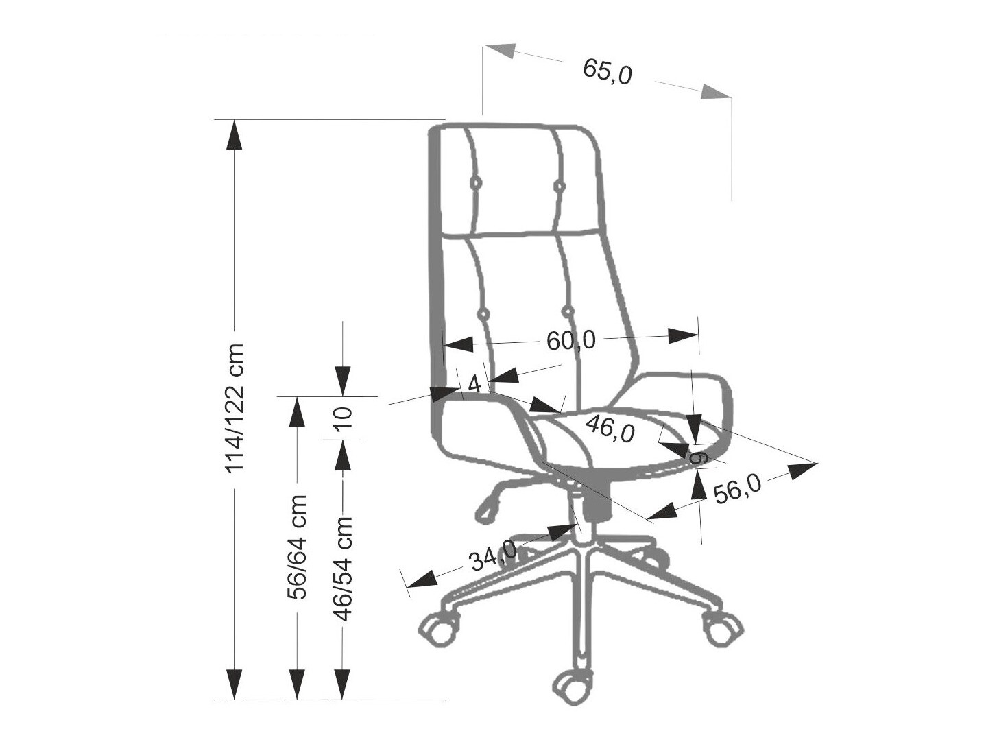 Kontoritool Houston 1926 (Beež)