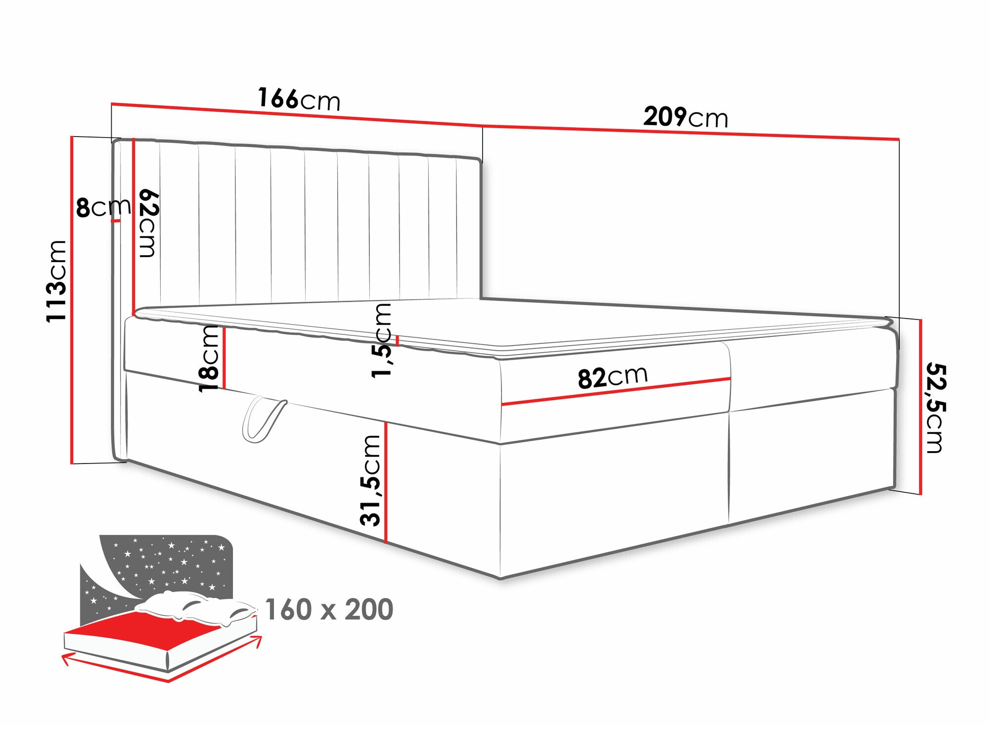 Kontinentaalvoodi Garland 100 (Lima 14)