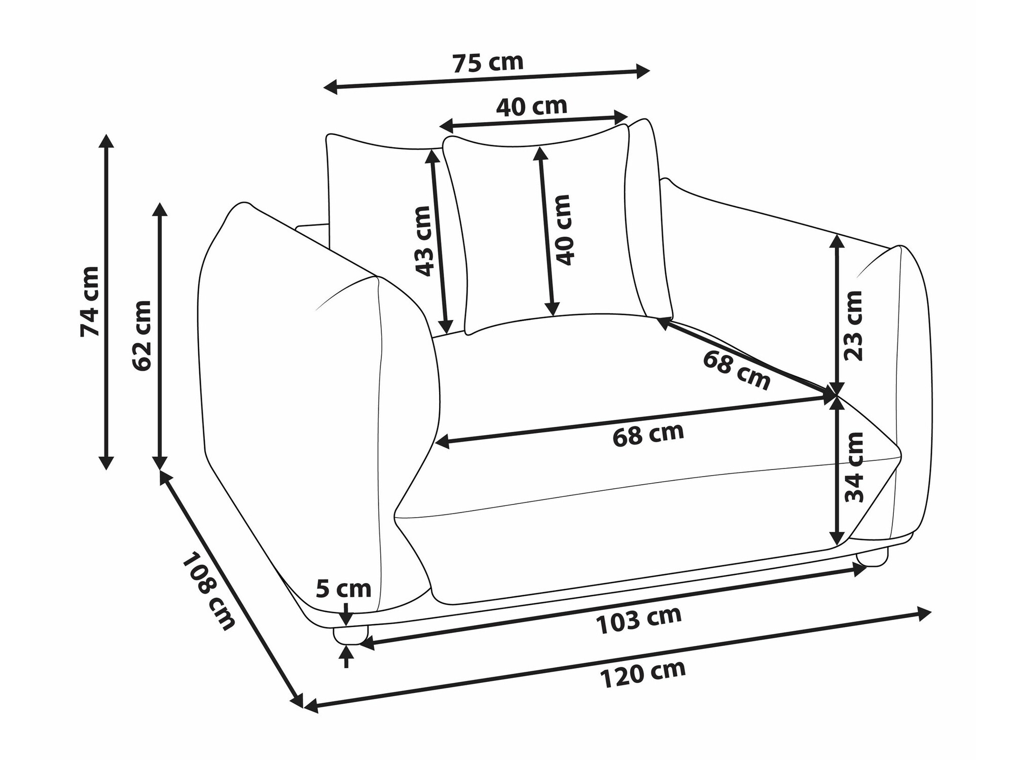 Tugitool Berwyn 2567 (Oranž)