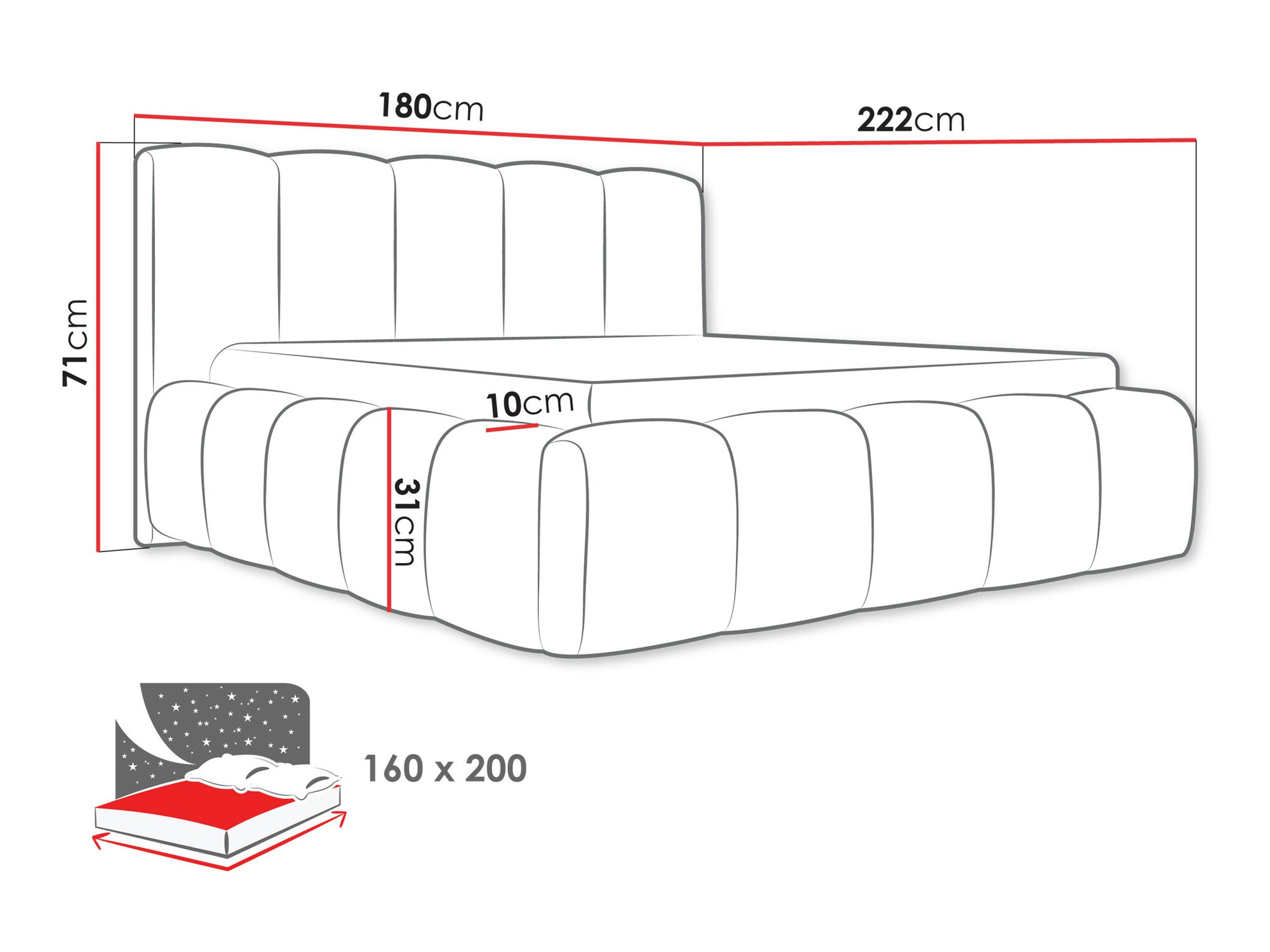 Voodi TrendyNest 113 (Abriamo 04)