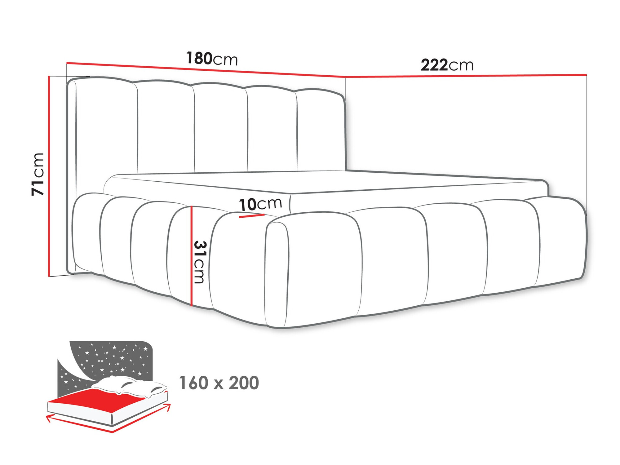 Voodi TrendyNest 113 (Abriamo 07)