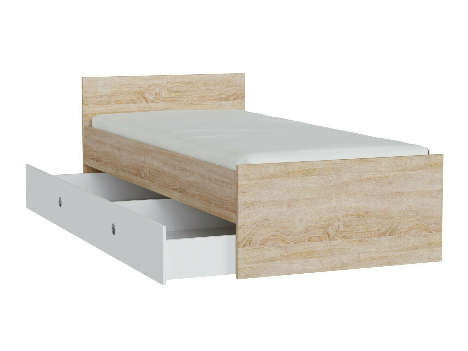 Voodi Novsore 126 (Sonoma tamm)