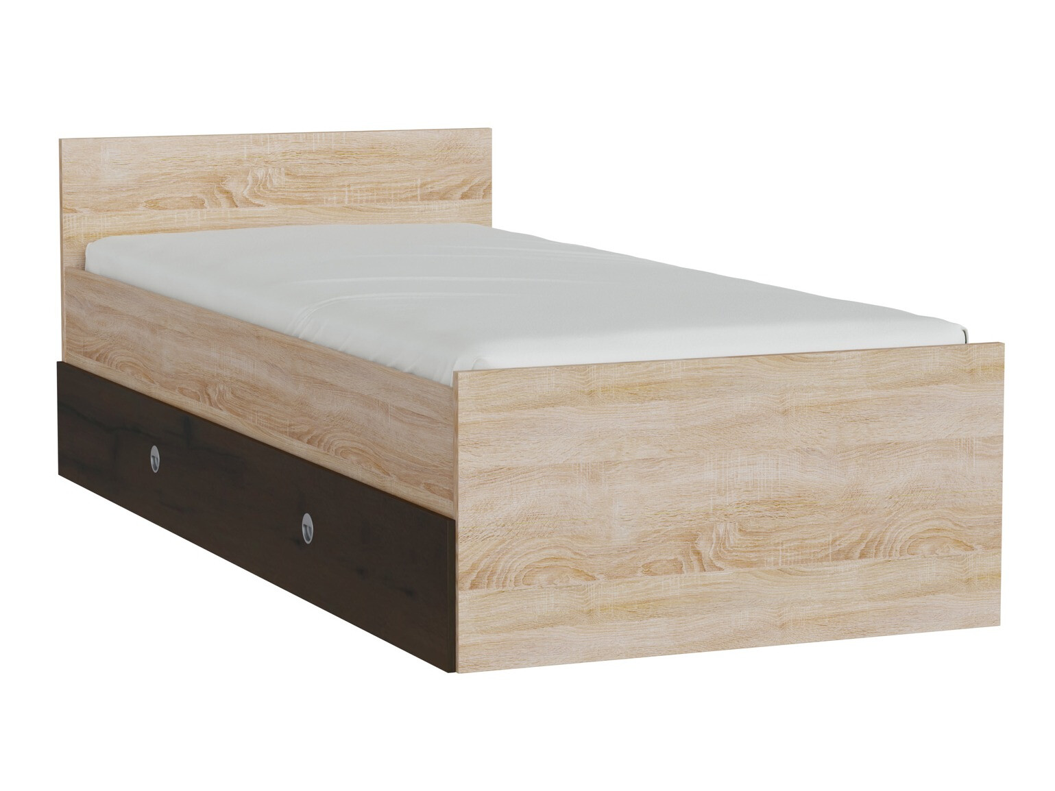 Voodi Novsore 126 (Sonoma tamm)