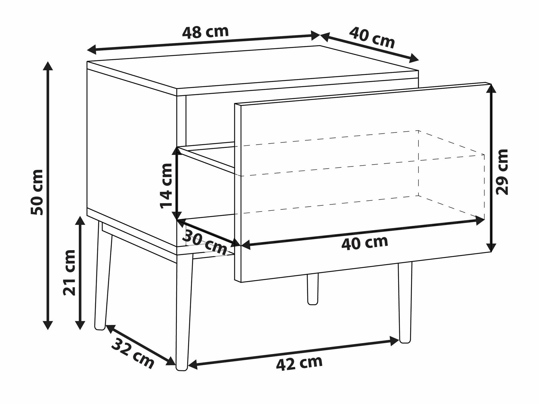Öökapp Floalu 100 (Pruun)