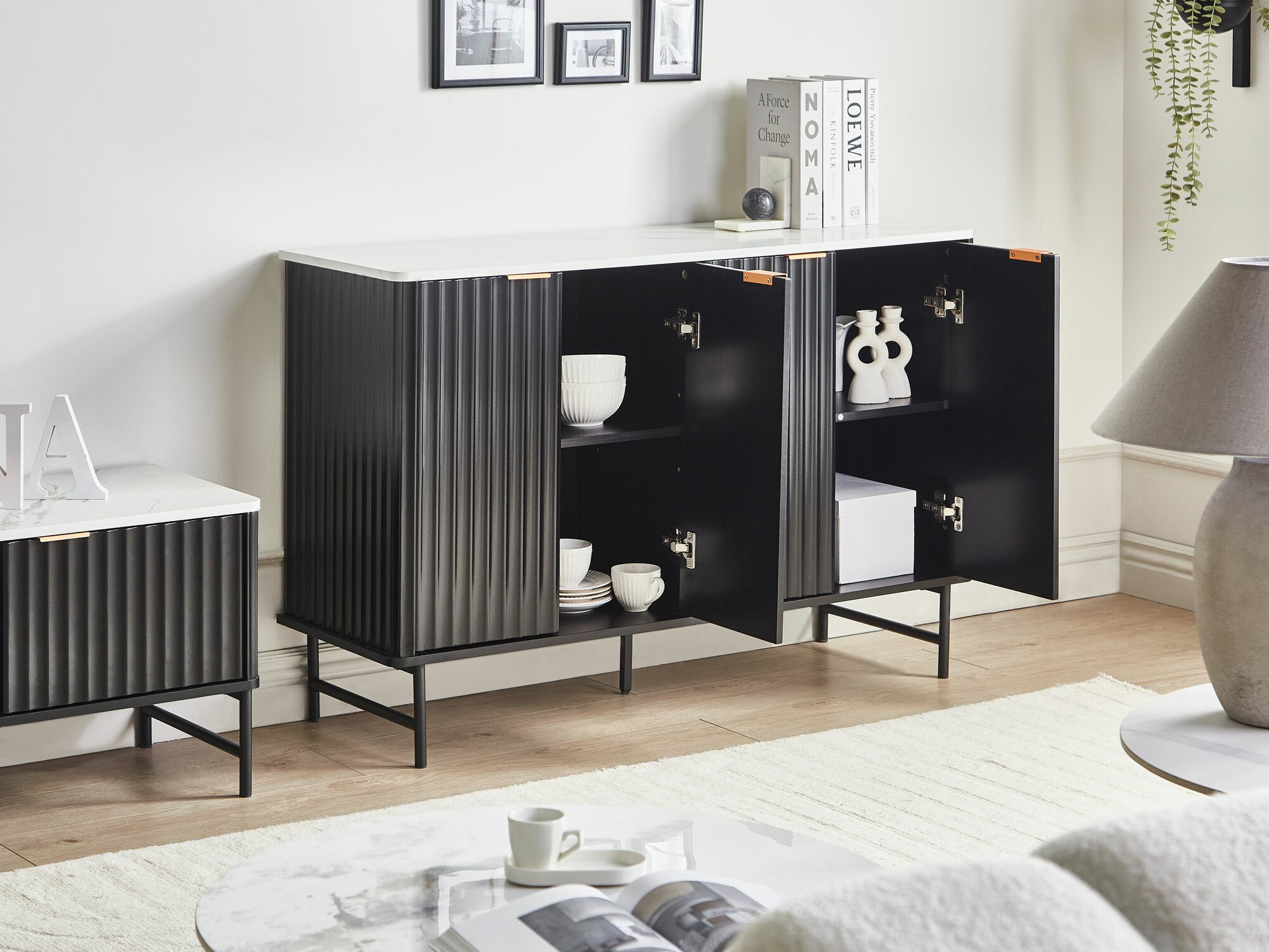 Kapp Berwyn 2577 (Must + Valge marmor)