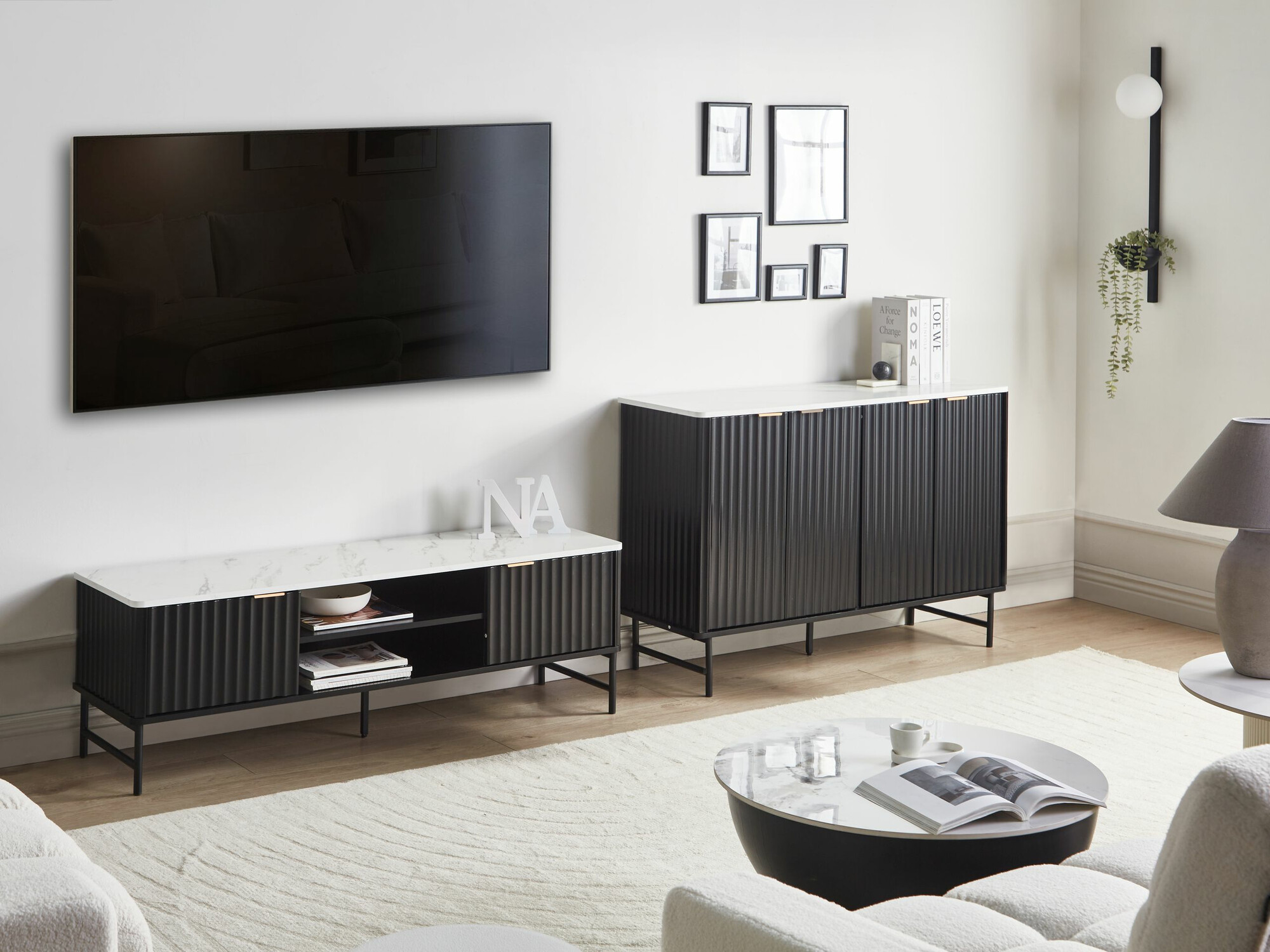 Kapp Berwyn 2577 (Must + Valge marmor)