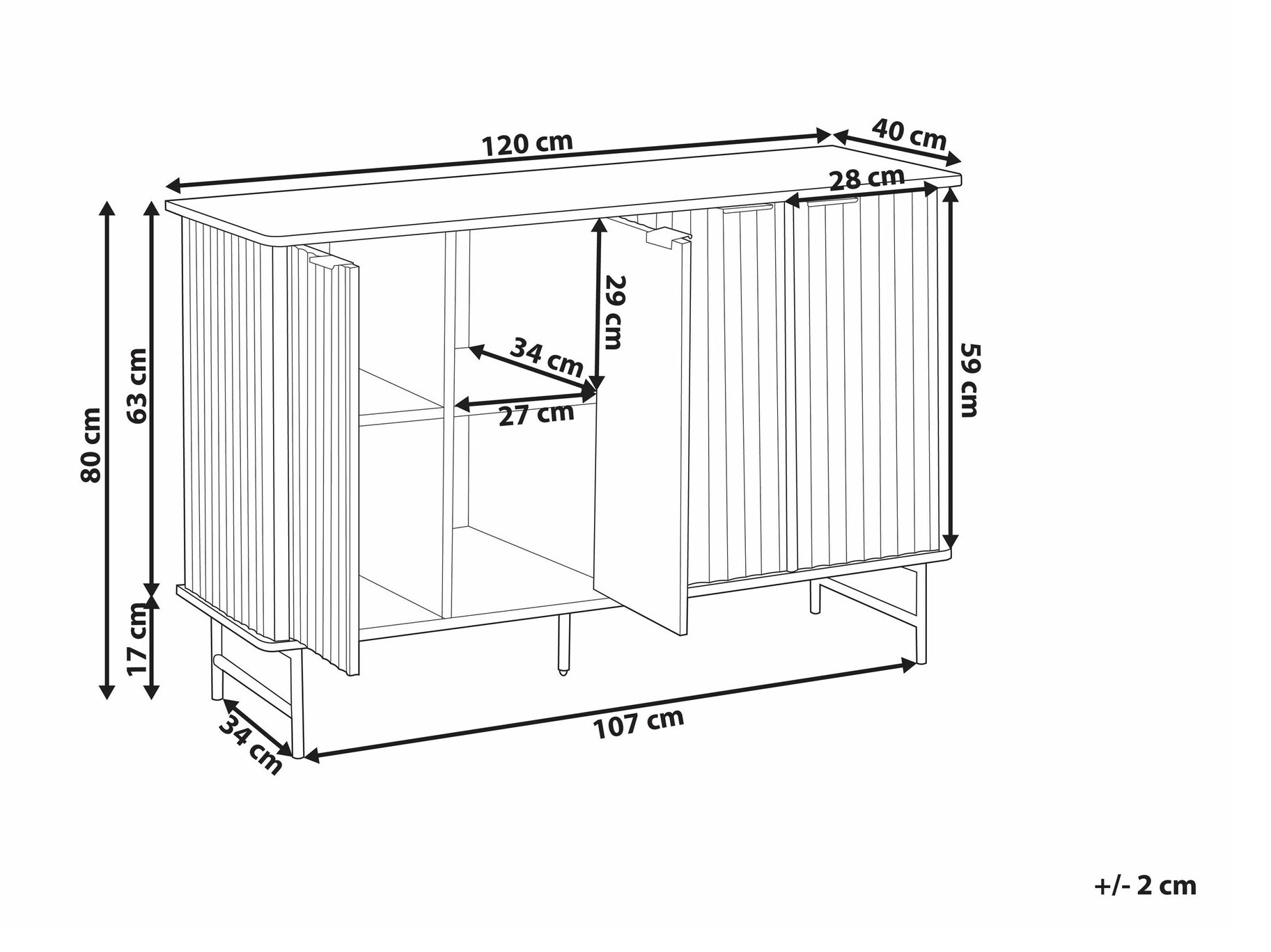 Kapp Berwyn 2577 (Must + Valge marmor)