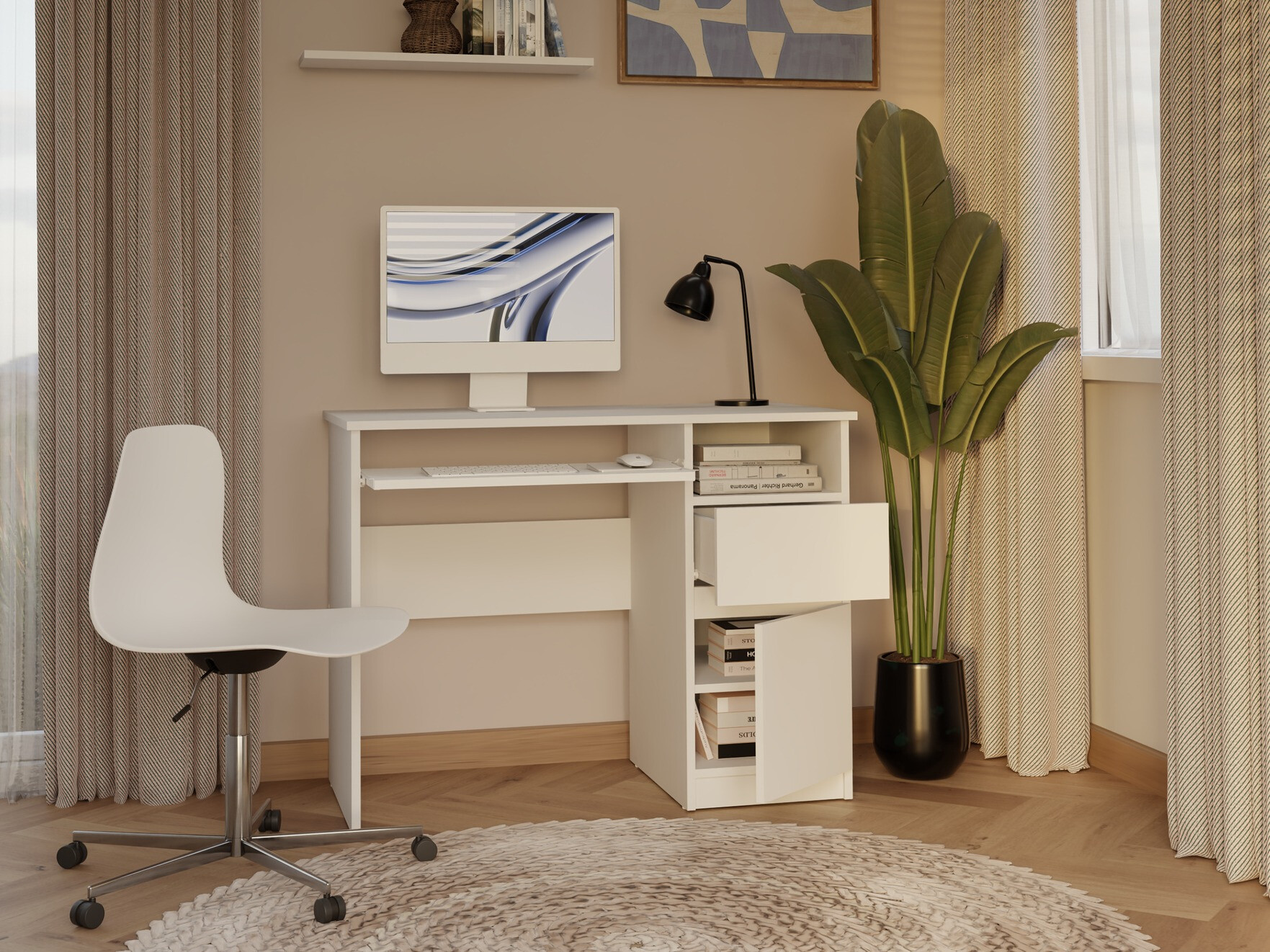 Kirjutuslaud Mandeville 269 (Valge)