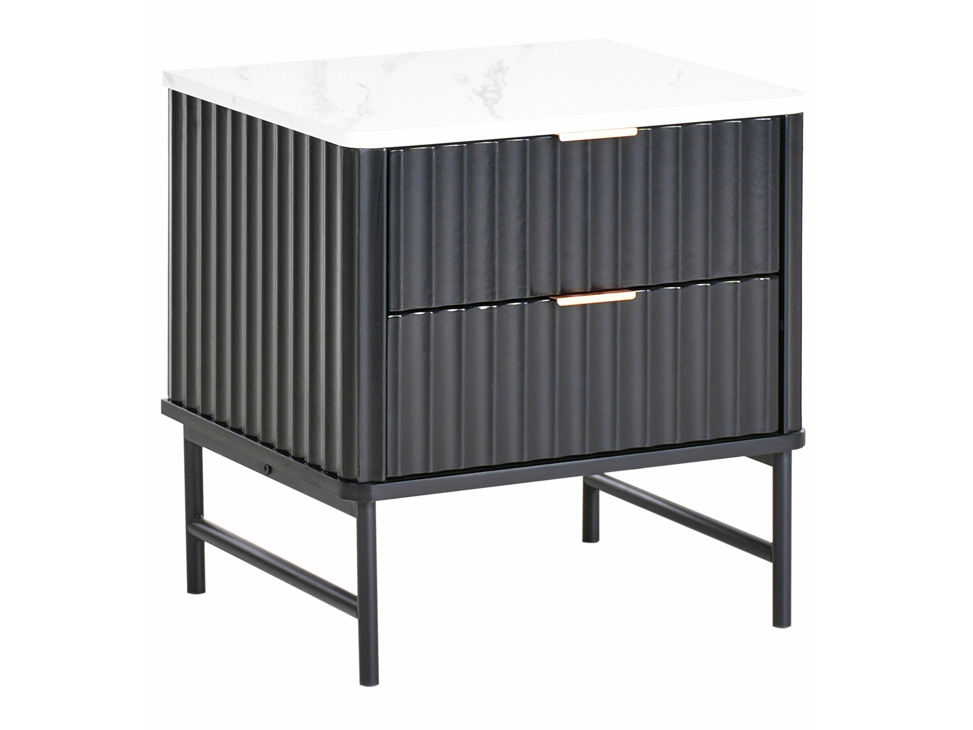 Öökapp Berwyn 2578 (Must + Valge marmor)