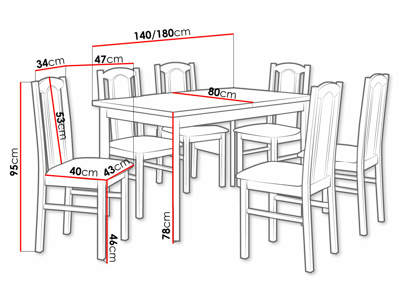 Söögitoakomplekt Victorville 277 (Sonoma tamm)