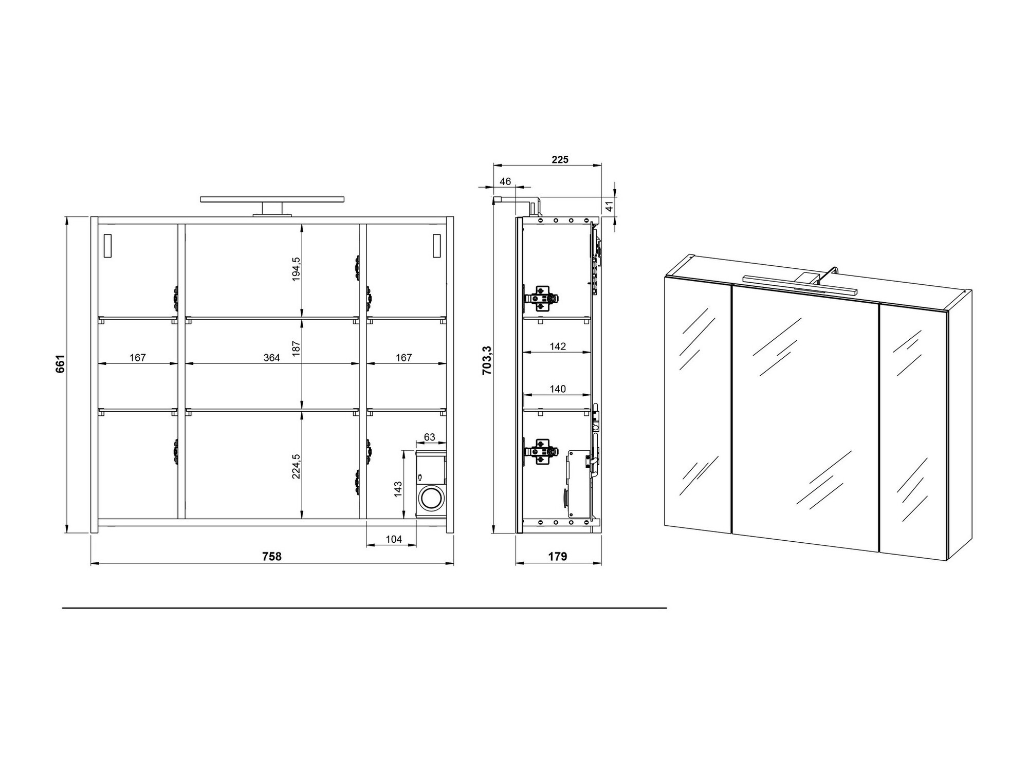 Vannitoakomplekt Talmira 115