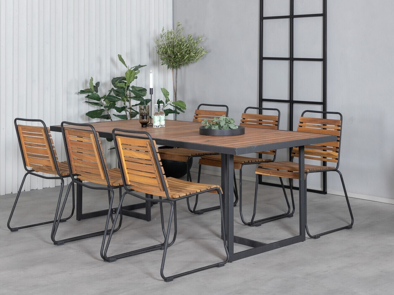 Laua ja toolide komplekt Dallas 2901