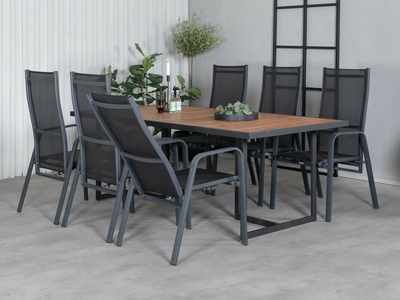 Laua ja toolide komplekt Dallas 2908