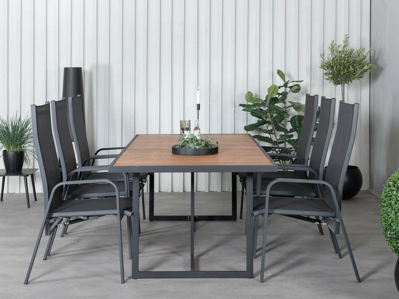 Laua ja toolide komplekt Dallas 2908