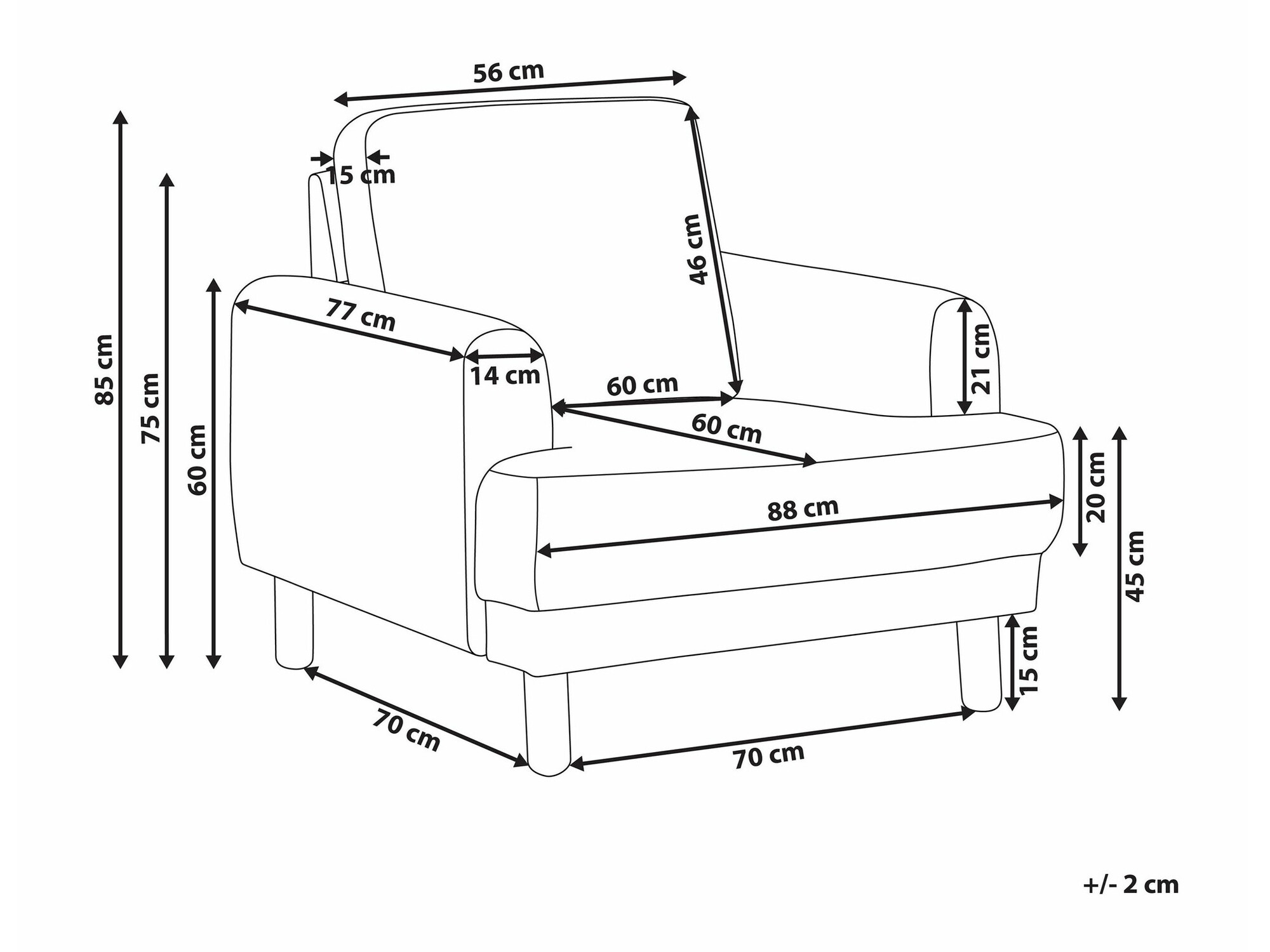 Tugitool Berwyn 2585 (Koor)