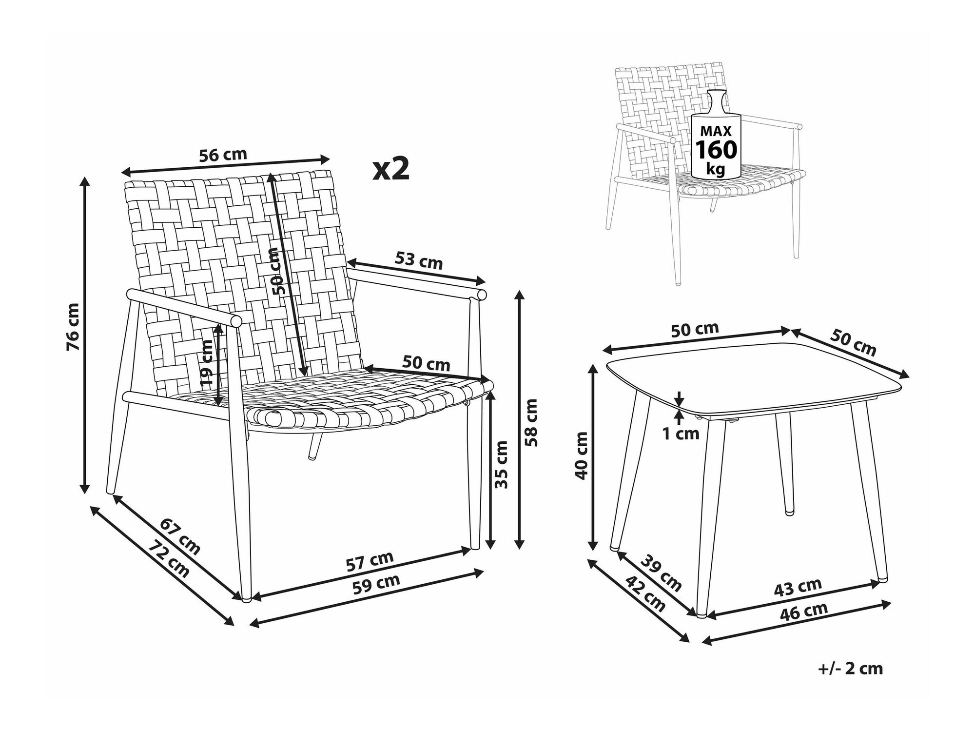 Rõdukomplekt Berwyn 2589