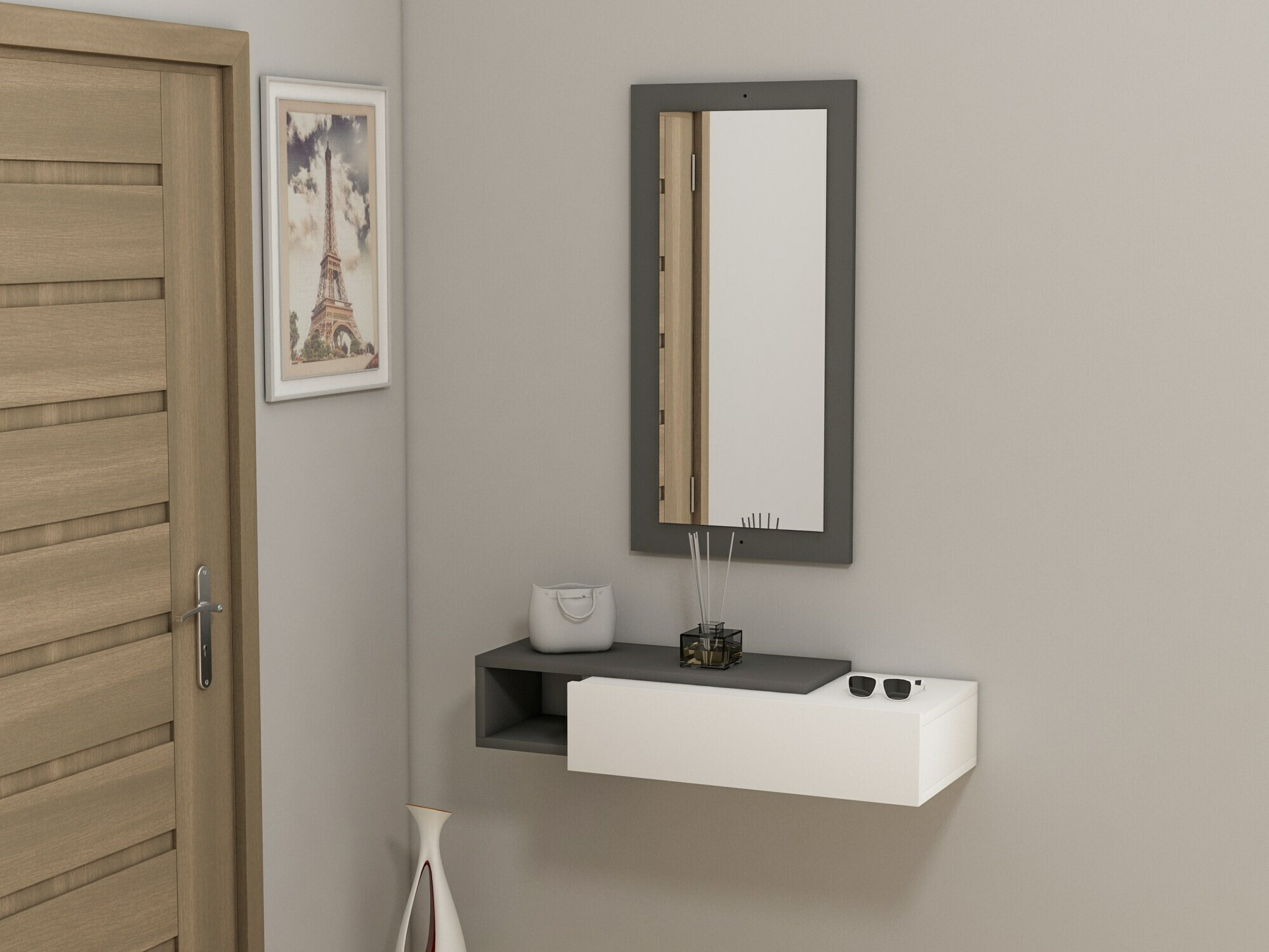 Meigilaud Kailua 2466 (Valge + Antratsiit)