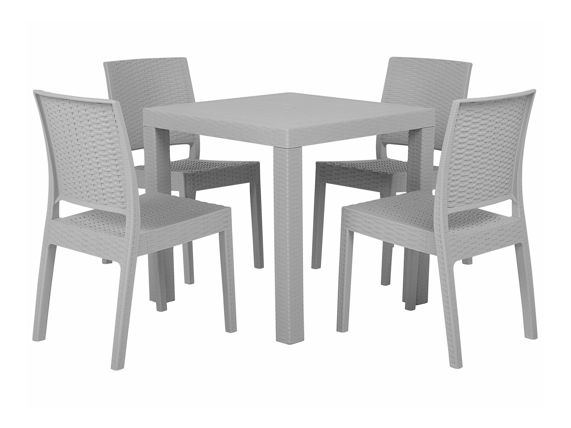 Laua ja toolide komplekt Berwyn 2606 (Helehall)